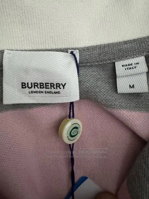 Burberry Burberry Color Block Long Sleeve Polo Shirt. Size US L / EU 52-54 / 3 - 4 Thumbnail