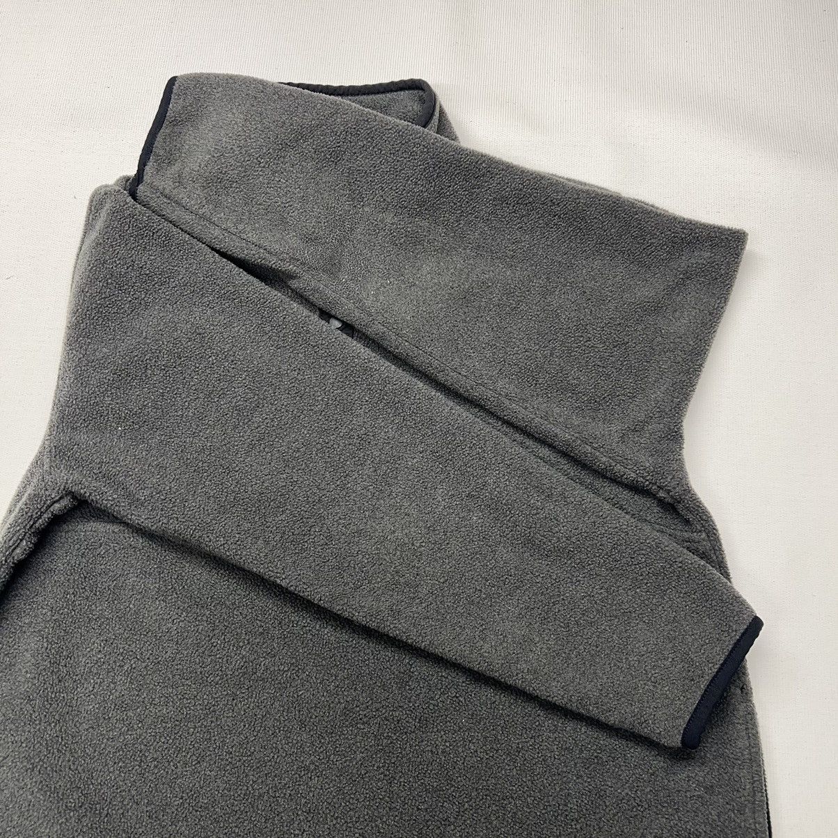 L.L. Bean × Vintage VTG LL Bean Sweater Grey Fleece Pullover Polartec Snap Retro Size S / US 4 / IT 40 - 7 Thumbnail