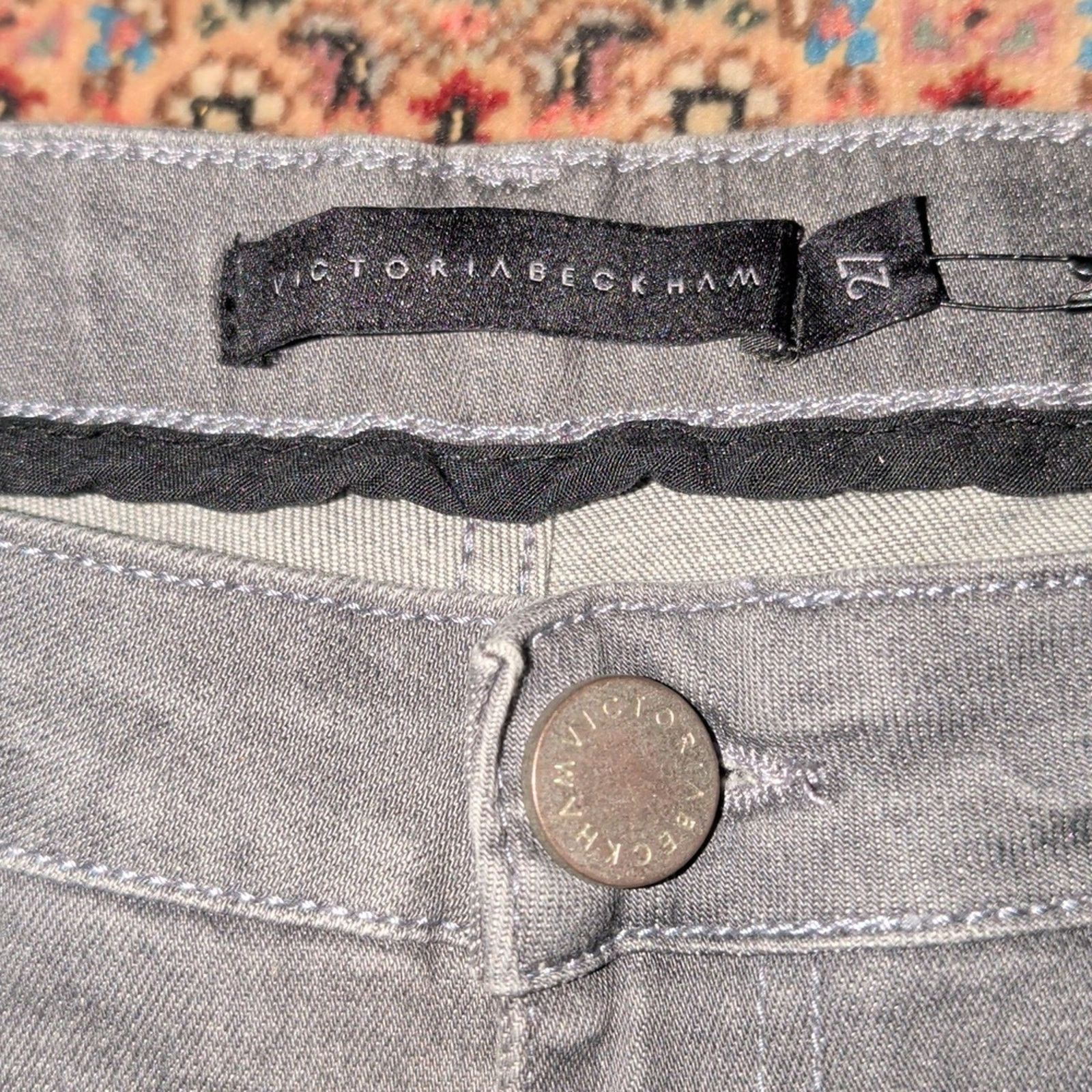 Victoria Beckham Victoria Beckham Classic Gray Jeans Womens Size 27 Size 27" / US 4 / IT 40 - 5 Thumbnail