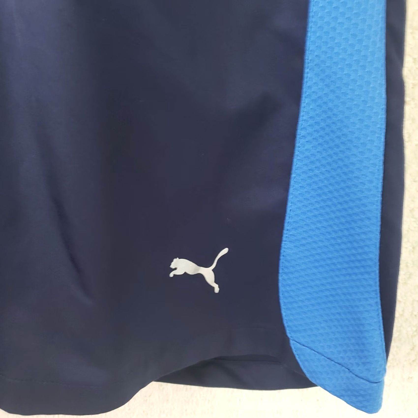Puma PUMA Give N' Go Shorts Men M Blue Casual Athletic 10" Inseam Moisture Wicking Dry Cell Pockets Short Size US 31 - 2 Thumbnail