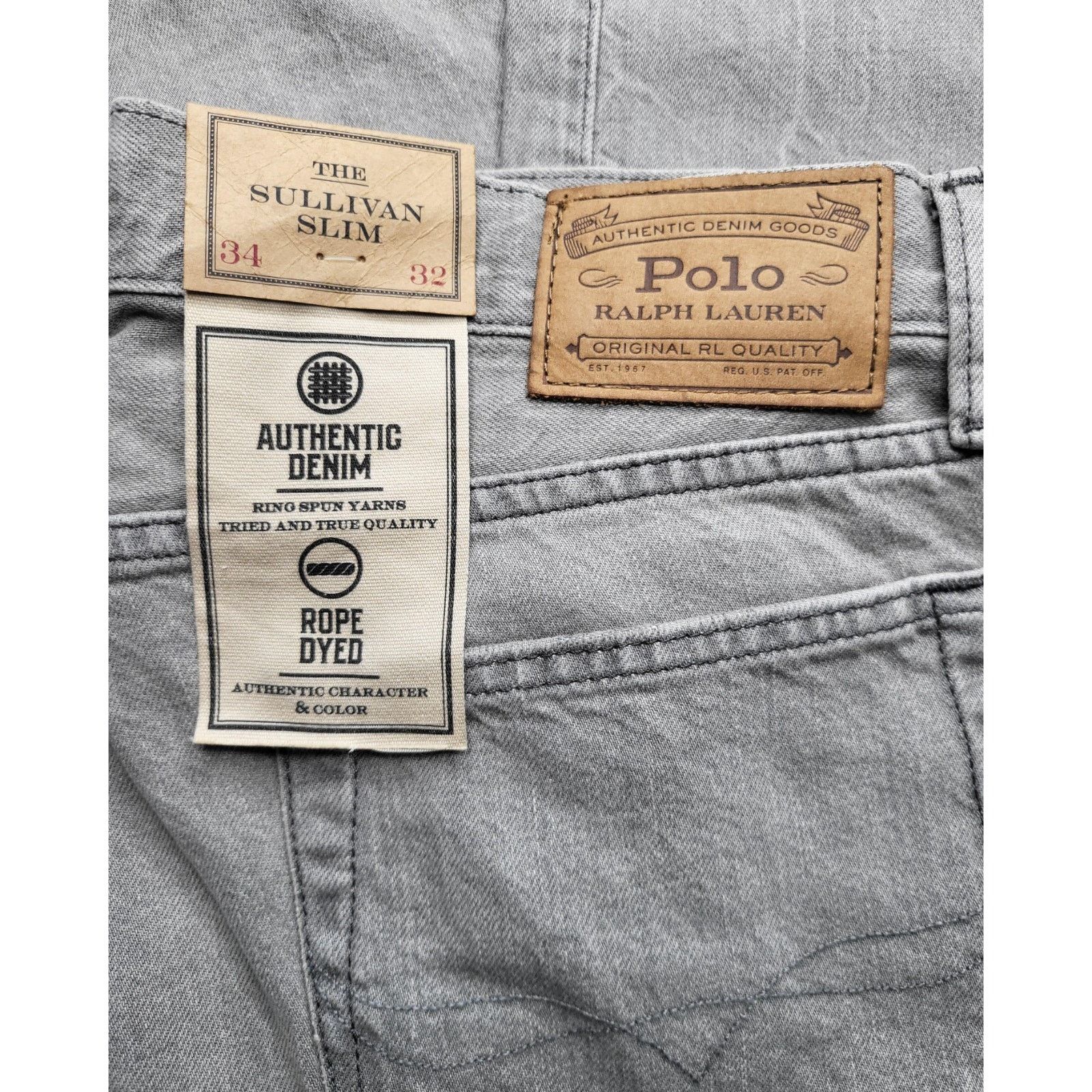 Polo Ralph Lauren NWT Polo Ralph Lauren Brennan Repaired Sullivan Slim Jeans Size US 34 / EU 50 - 7 Thumbnail