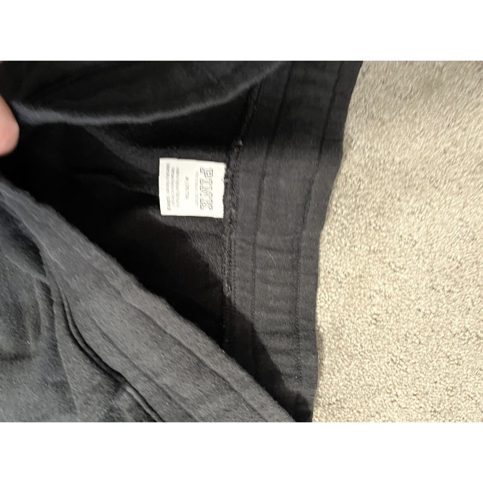 Banana Republic VINTAGE Banana Republic Sweatpants Drawstring M Women Black Joggers Lounge Cotton Size 32" / US 10 / IT 46 - 5 Thumbnail