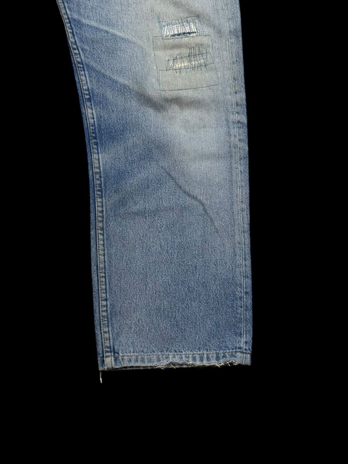Levi's × Vintage LEVIS 501XX MADE IN USA BUTTON FLY DISTRESSED JEANS Size US 34 / EU 50 - 12 Thumbnail