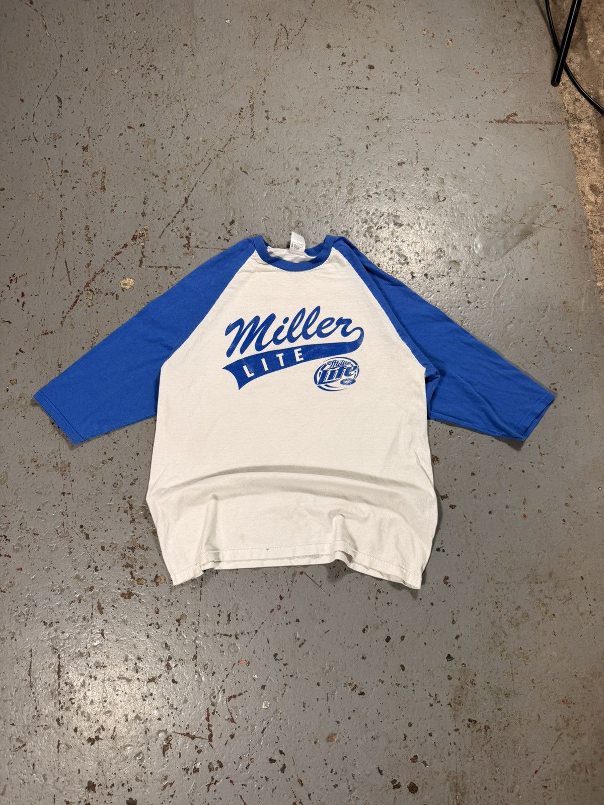 Other Vintage Miller Lite Third Sleeve 70s Style Tee Size US L / EU 52-54 / 3 - 1 Thumbnail