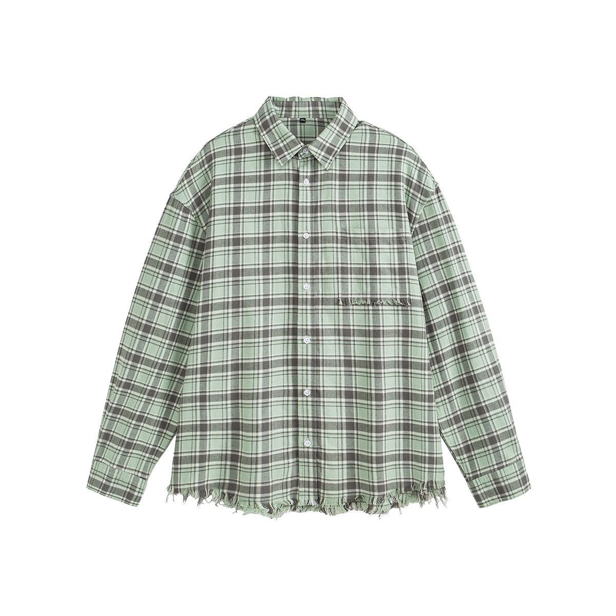 Vintage Japanese retro plaid men's long-sleeved shirt Size US M / EU 48-50 / 2 - 1 Thumbnail
