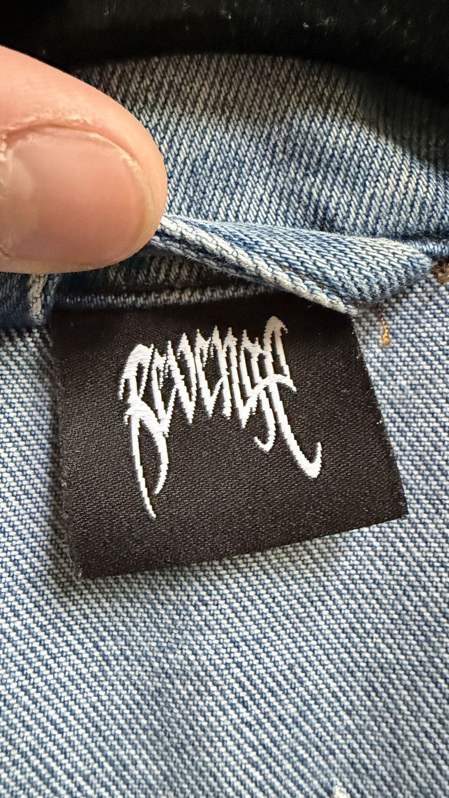 Revenge Revenge Embroidered Denim Jacket Size US L / EU 52-54 / 3 - 7 Thumbnail