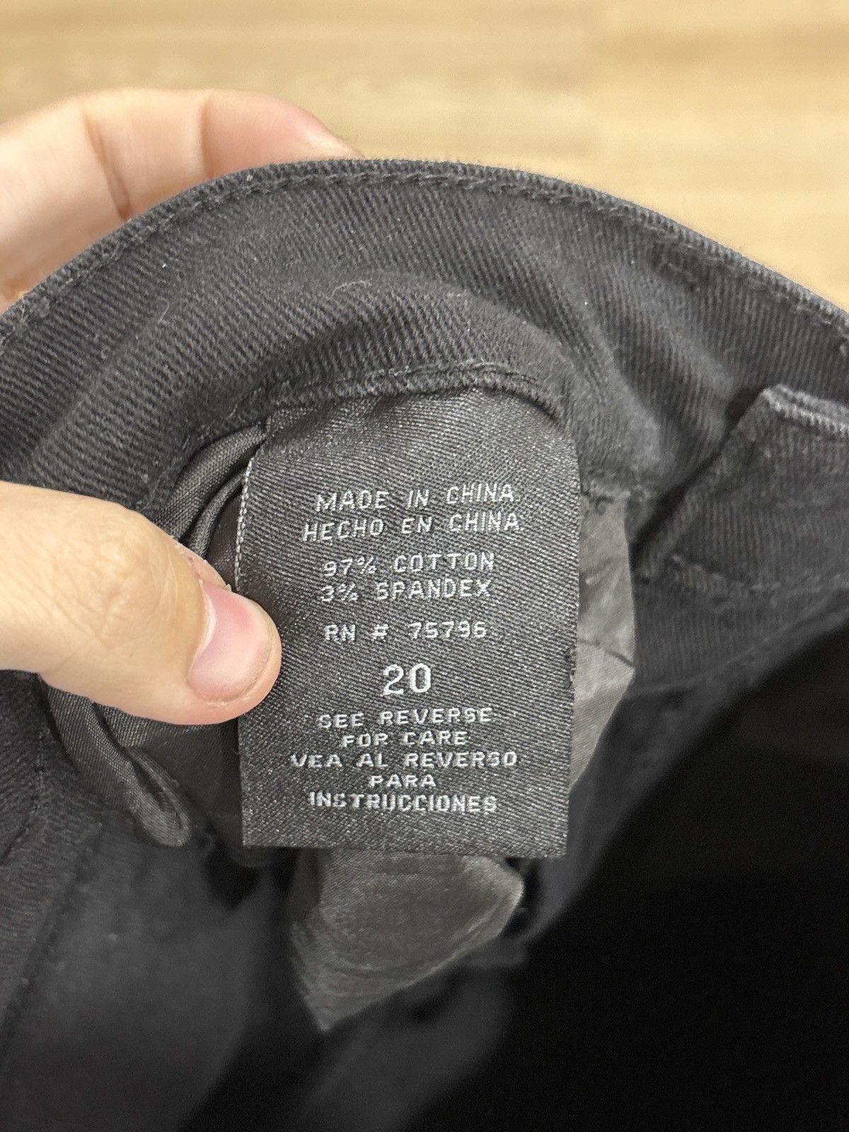 Waimea Black Stacked distressed ribbed jeans rick owens style Size US 30 / EU 46 - 4 Thumbnail