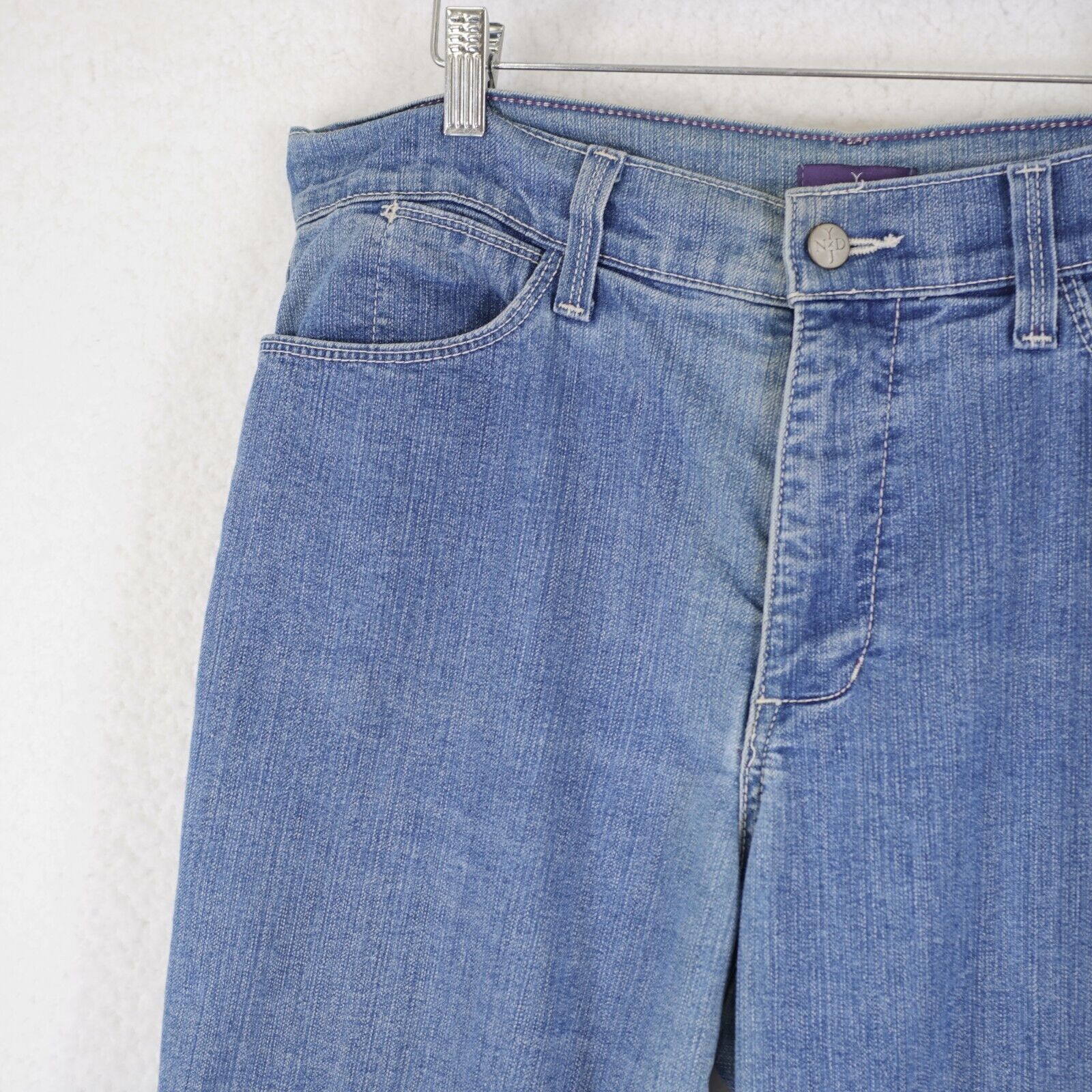 NYDJ NYDJ Not Your Daughters Jeans Blue Denim Size 14 6/28 High R Size 36" / US 14 / IT 50 - 4 Thumbnail