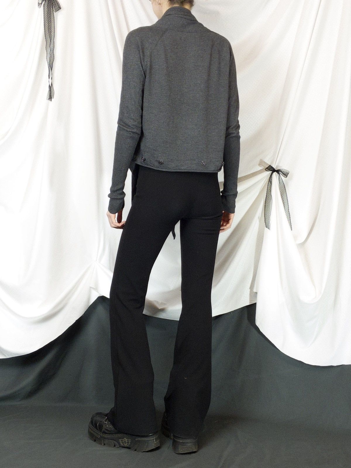 Allsaints AllSaints Sago Pirate cardigan in dark gray Size M / US 6-8 / IT 42-44 - 13 Thumbnail
