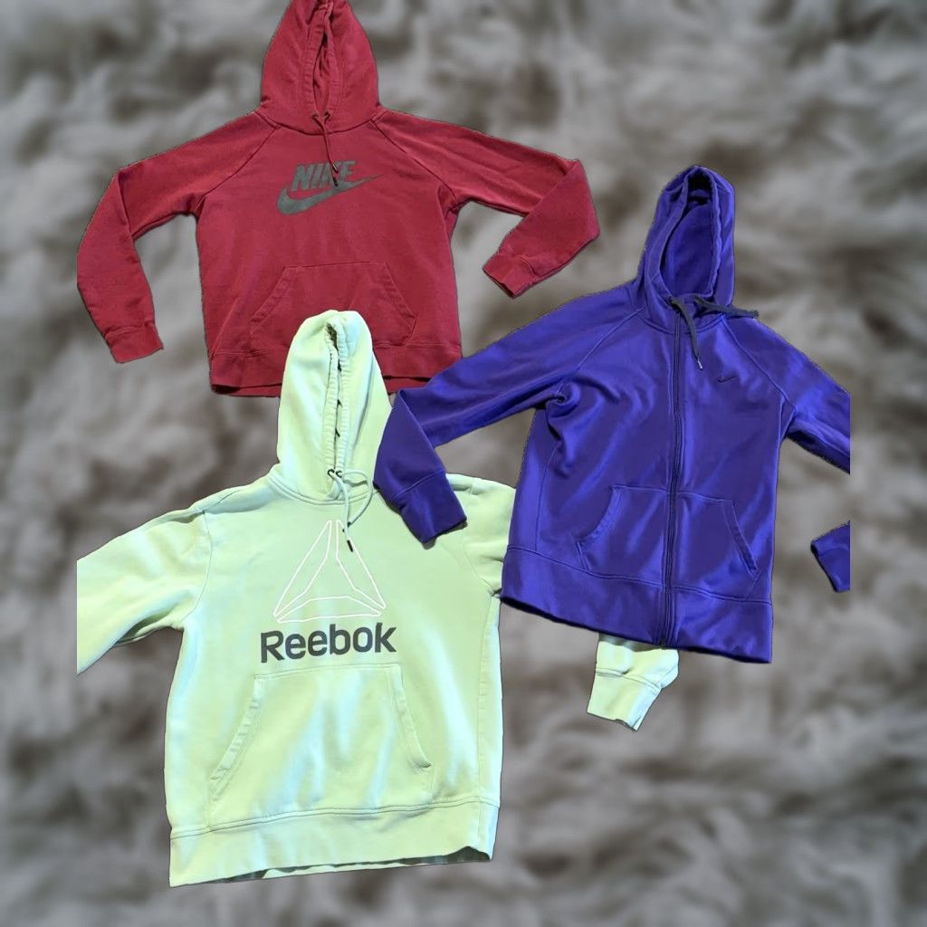 Nike Nike Reebok Womens Hoodie Pullover Size Medium Lot Of 3 FLAWS Size M / US 6-8 / IT 42-44 - 1 Thumbnail