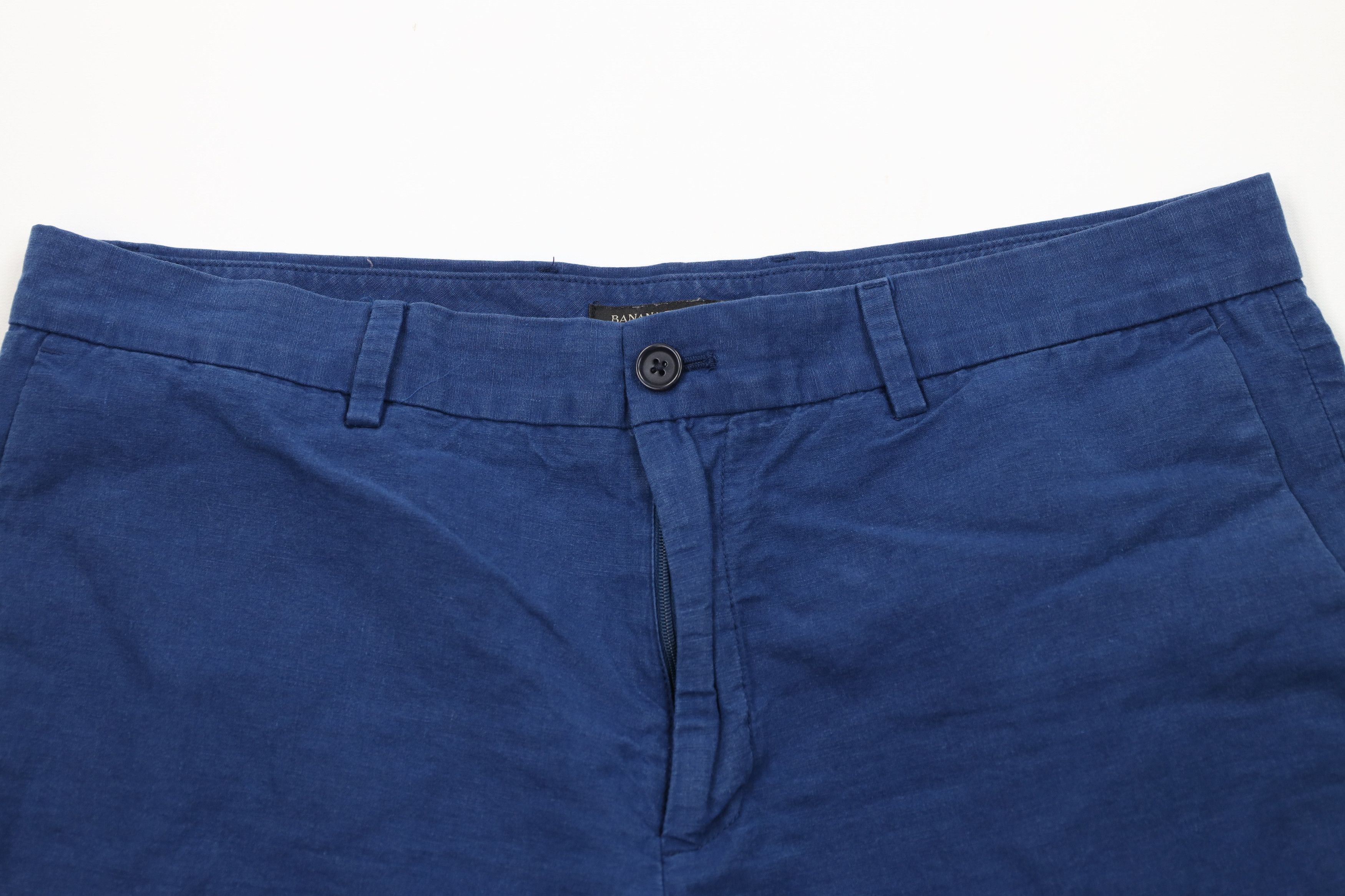 Banana Republic Banana Republic Blend Aiden Above Knee Chino Shorts Blue Size US 36 / EU 52 - 2 Thumbnail