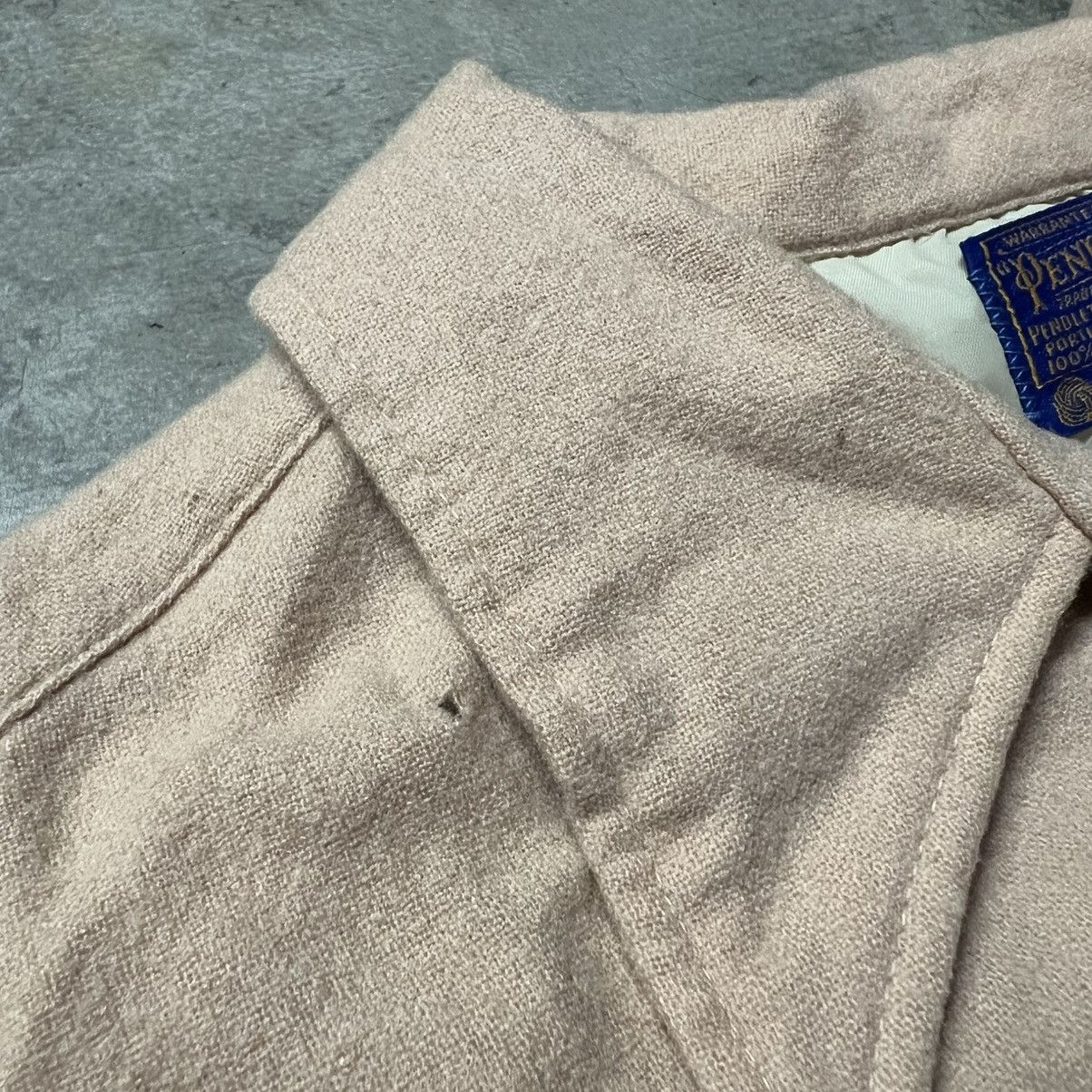 Pendleton × Vintage Vintage 90’s Pendleton 🇺🇸 CPO Loop-Collar Wool L/S Shirt Size US XL / EU 56 / 4 - 11 Thumbnail