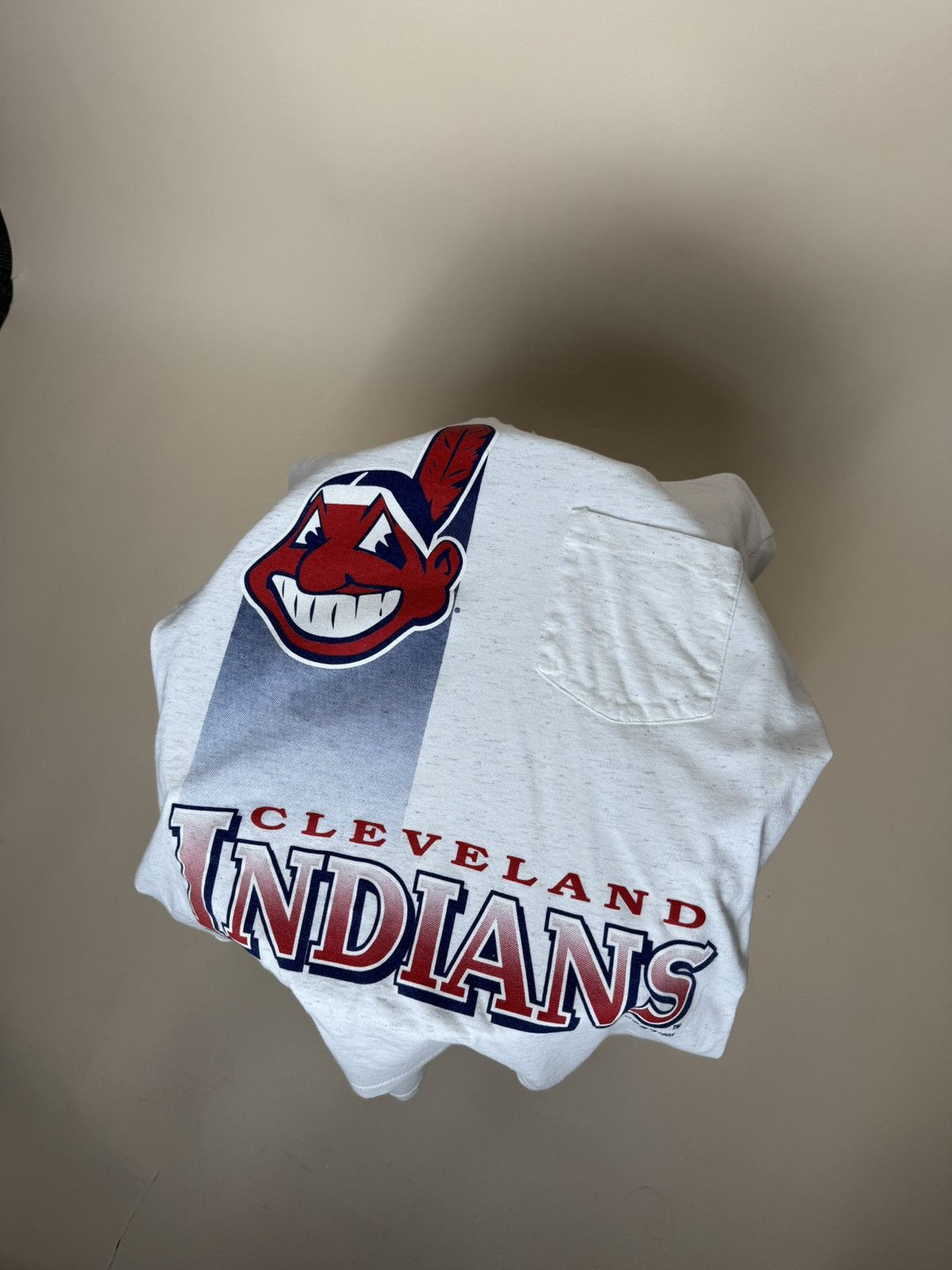 Vintage VINTAGE/RETRO Chief Wahoo Cleveland Indians men’s tshirt Size US L / EU 52-54 / 3 - 8 Thumbnail
