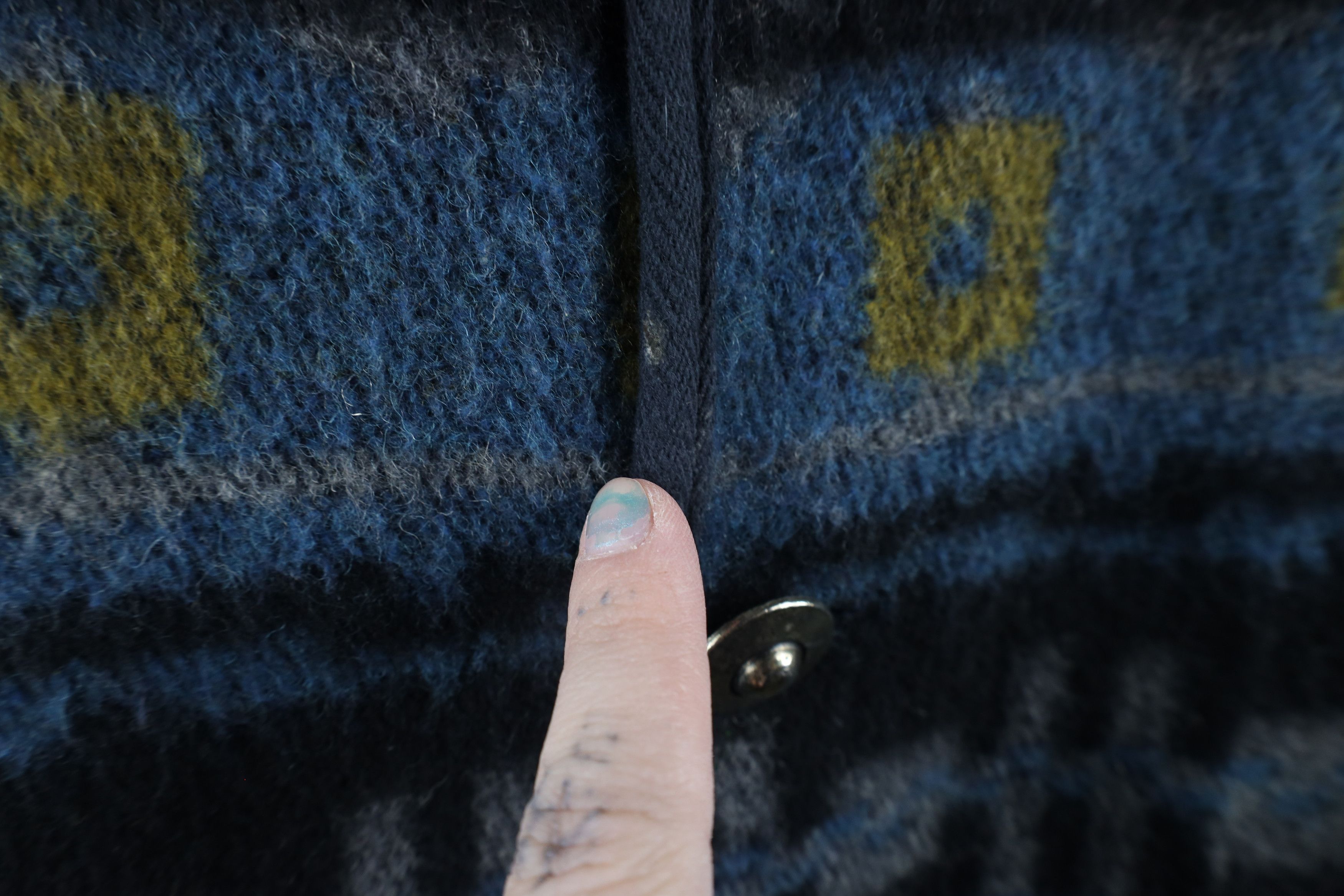 Vintage Vintage 90s Streetwear Blanket Wool Blend Button Vest Jacket Size US XXL / EU 58 / 5 - 4 Thumbnail