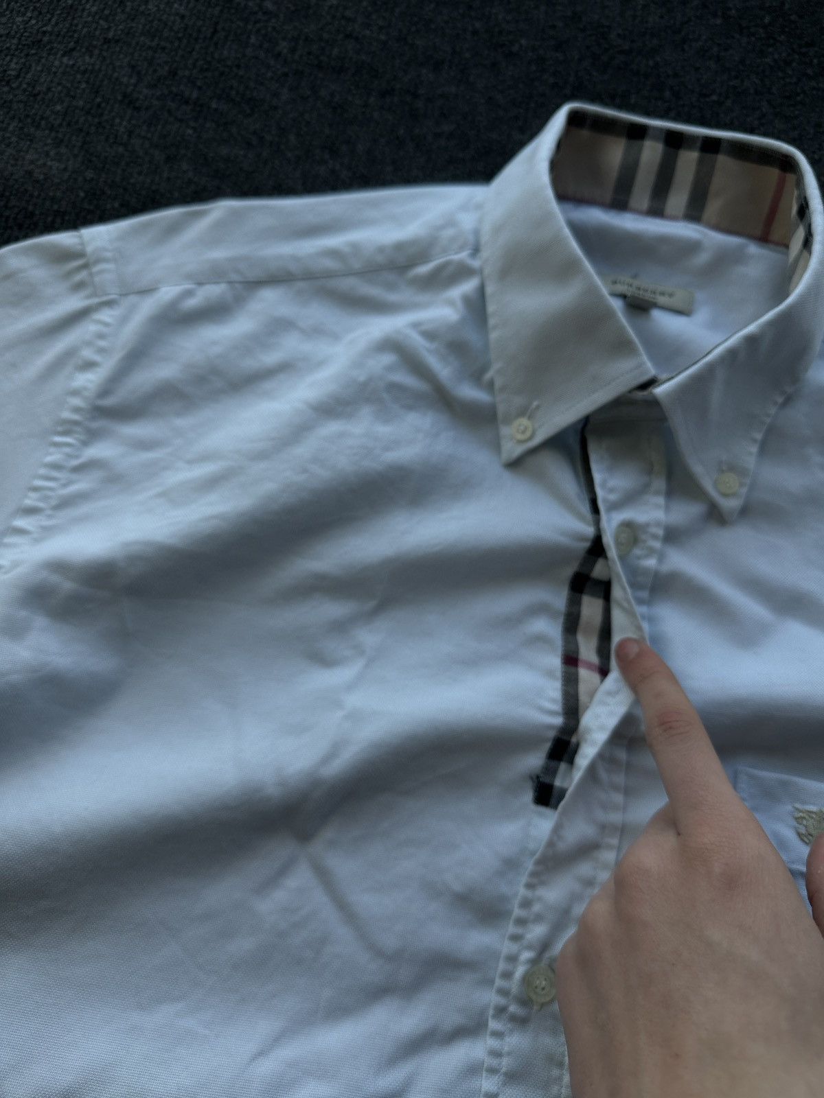Burberry BURBERRY 🚨 MEN BUTTON UP SHIRT LUXURY NOVA CHECK Size US XL / EU 56 / 4 - 7 Thumbnail