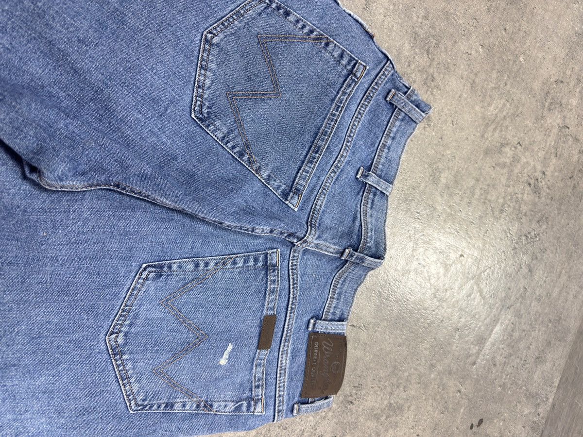 Vintage × Wrangler 🚨SICK Vintage Washed Black Wrangler Jeans Denim Size US 32 / EU 48 - 5 Thumbnail