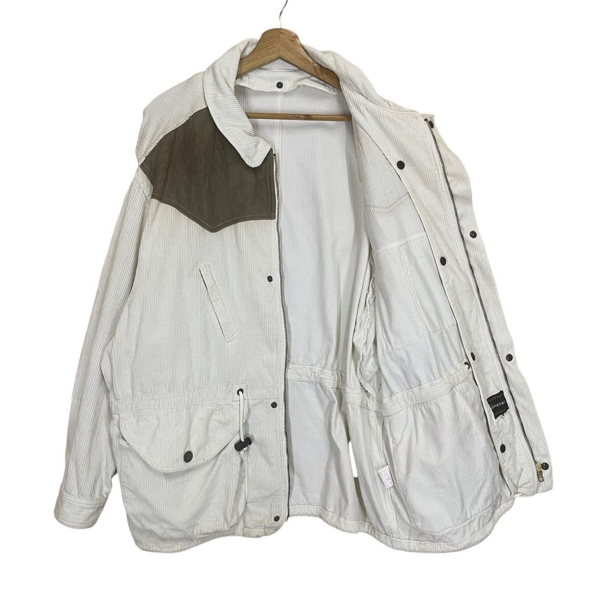 Boneville Vintage 90’s Boneville CP COMPANY Curdoroy Zipper Jacket Size US L / EU 52-54 / 3 - 9 Thumbnail