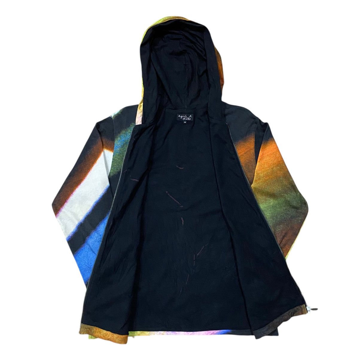 agnes b. Agnès b. cotton "Diagonals" print Aglaë unisex jacket. Size US M / EU 48-50 / 2 - 12 Thumbnail