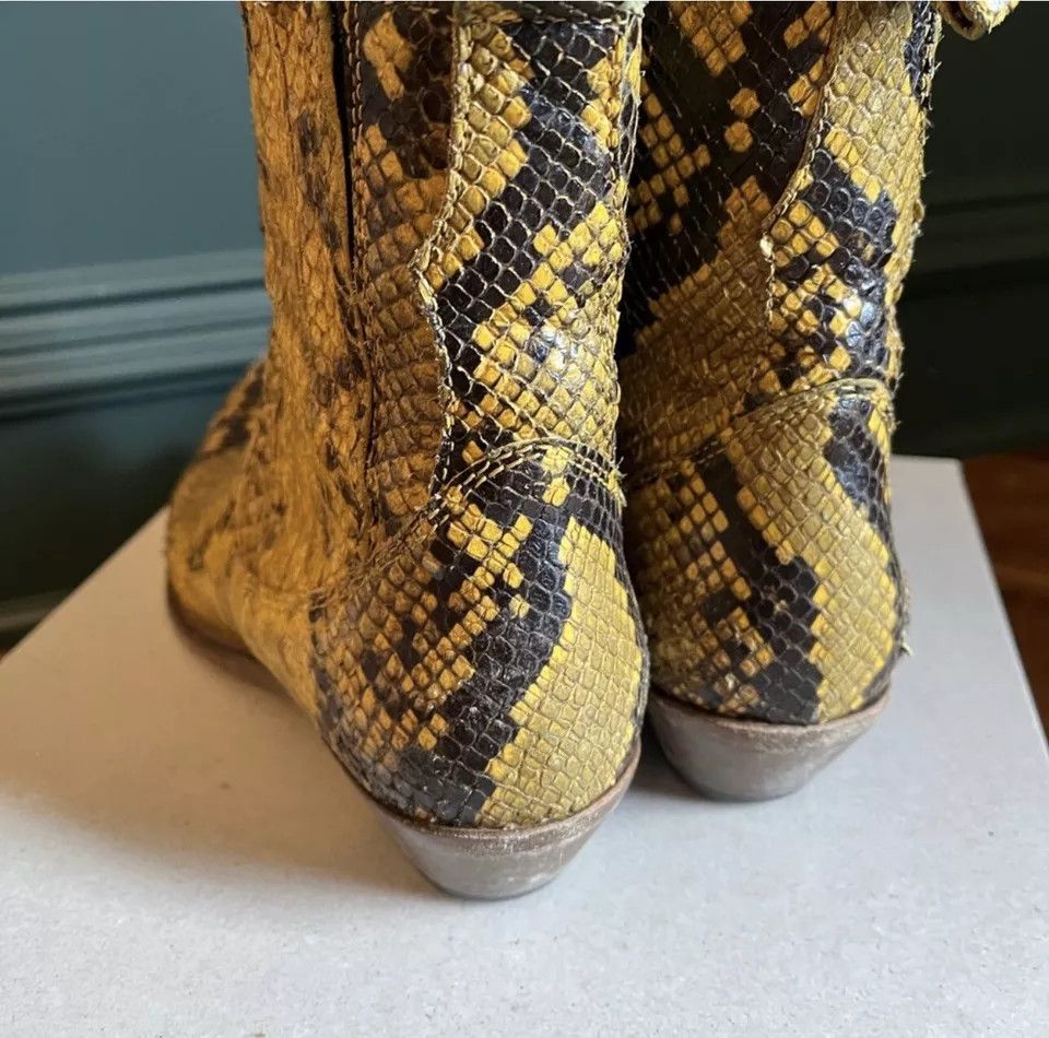 Golden Goose Golden Goose Santiago Python Print Ankle Boots Size US 5.5 / EU 38 - 6 Thumbnail