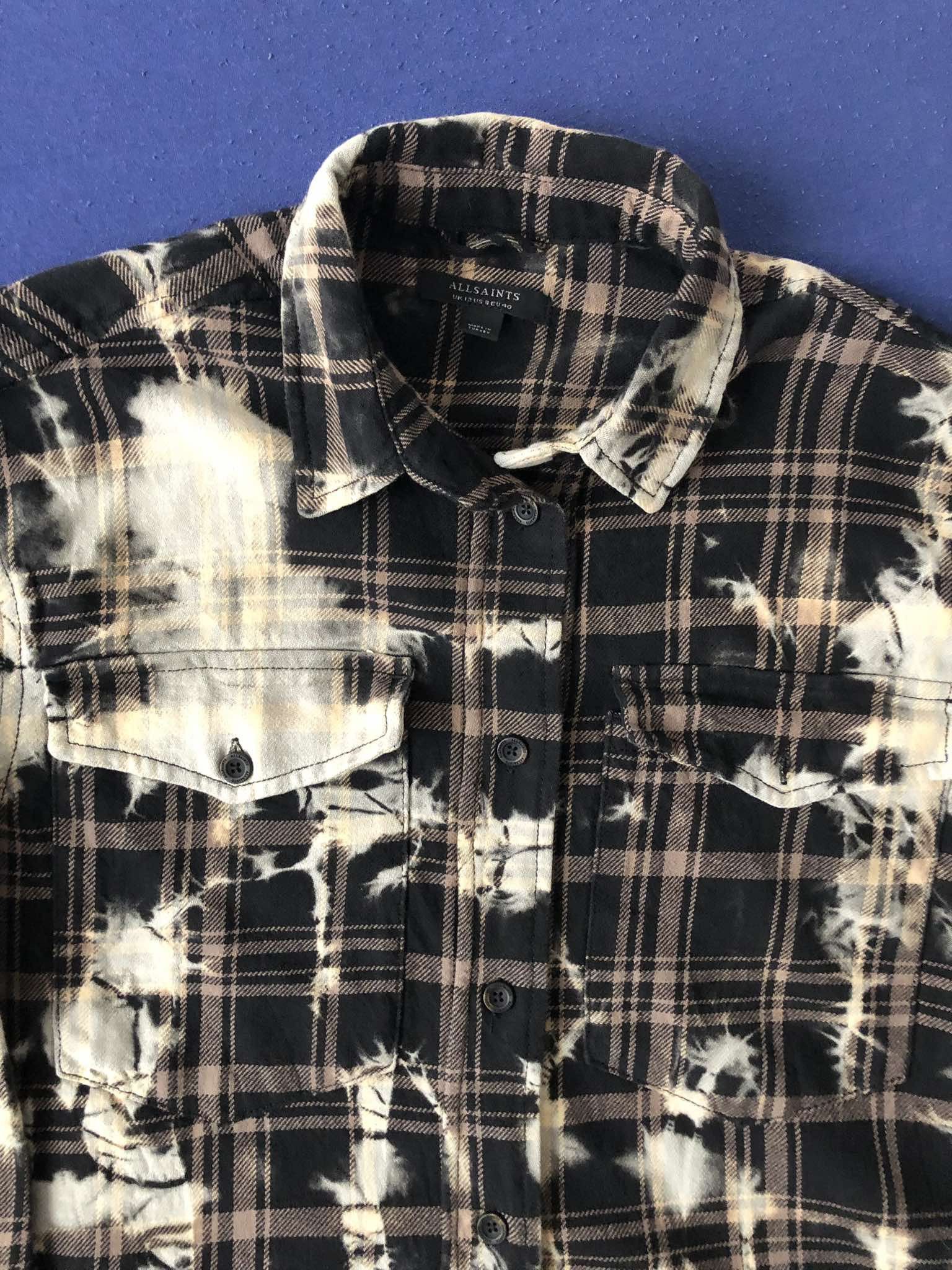 Allsaints AllSaints Lily Check Shacket Shirt Dress Size M / US 6-8 / IT 42-44 - 4 Thumbnail
