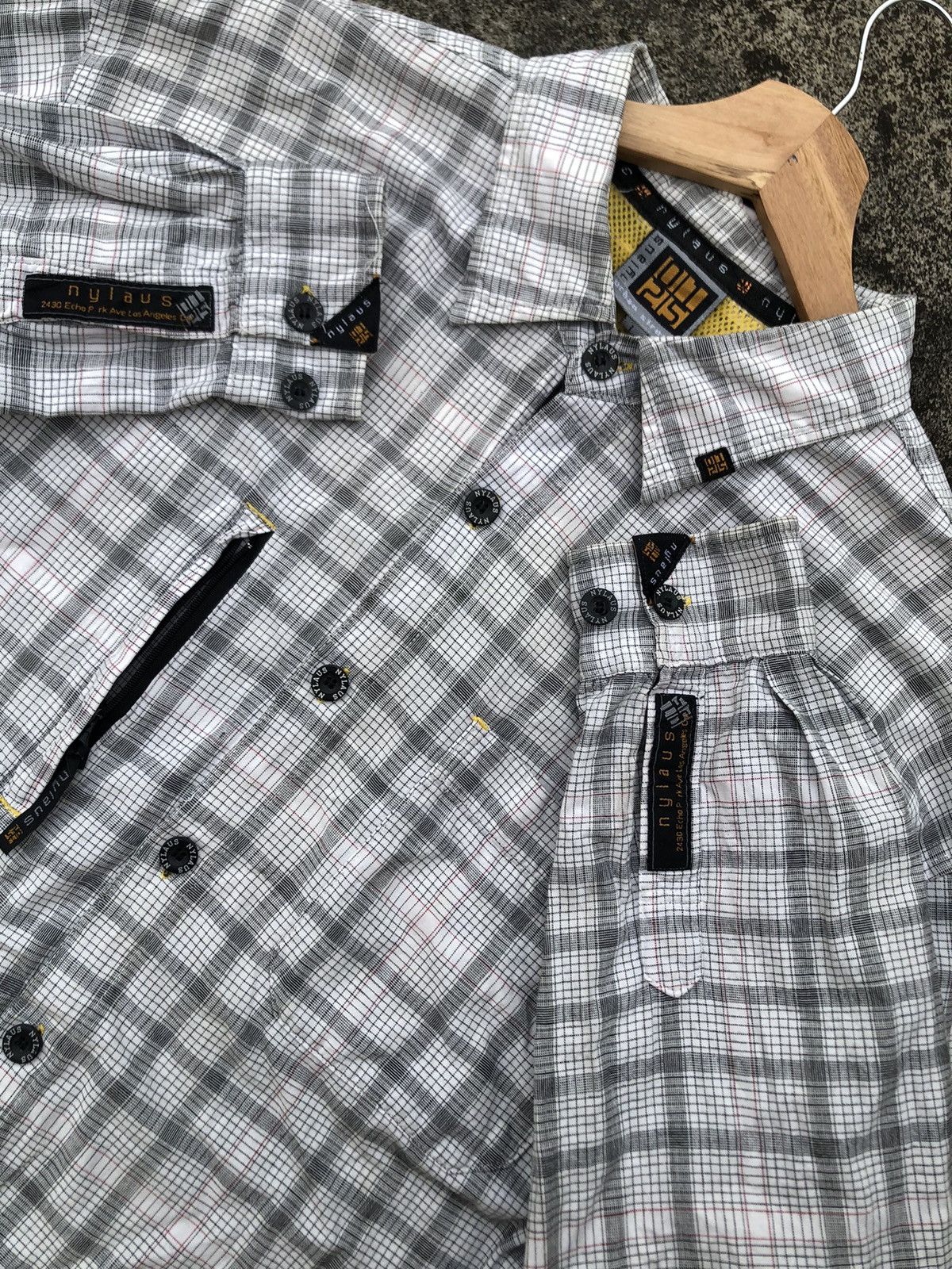 Japanese Brand × Vintage NYlAUS SHIRT Size US L / EU 52-54 / 3 - 4 Thumbnail