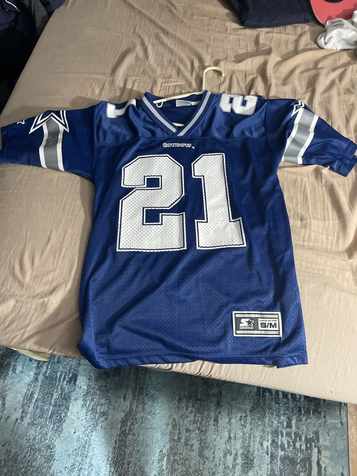 Wilson Dallas Cowboys Deion Sanders #21 Football Jersey XL/XXL 90s