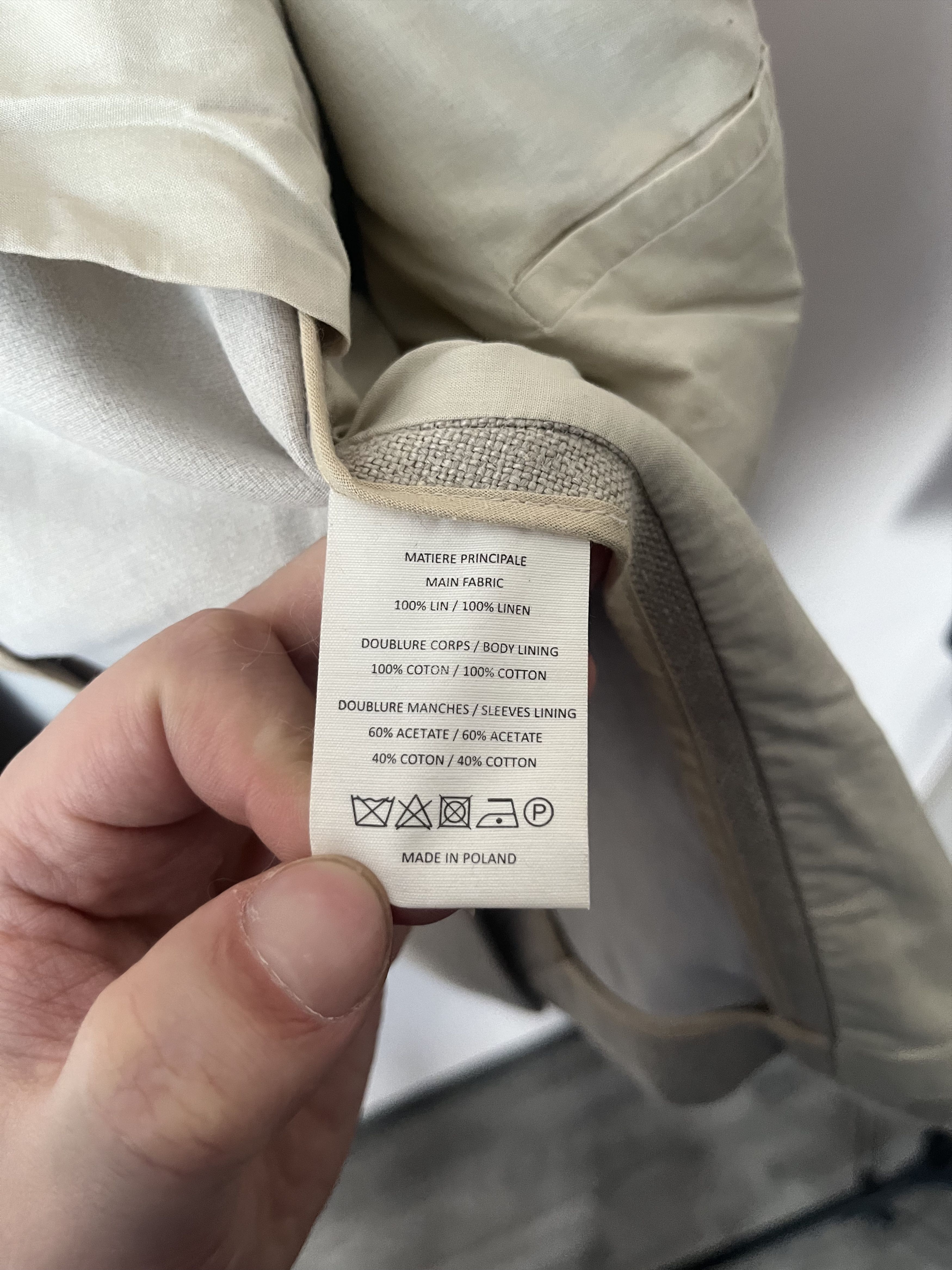 Other Vanessa Bruno Linen blazer jacket Fr40 Uk12 Gold Button Size M / US 6-8 / IT 42-44 - 6 Thumbnail