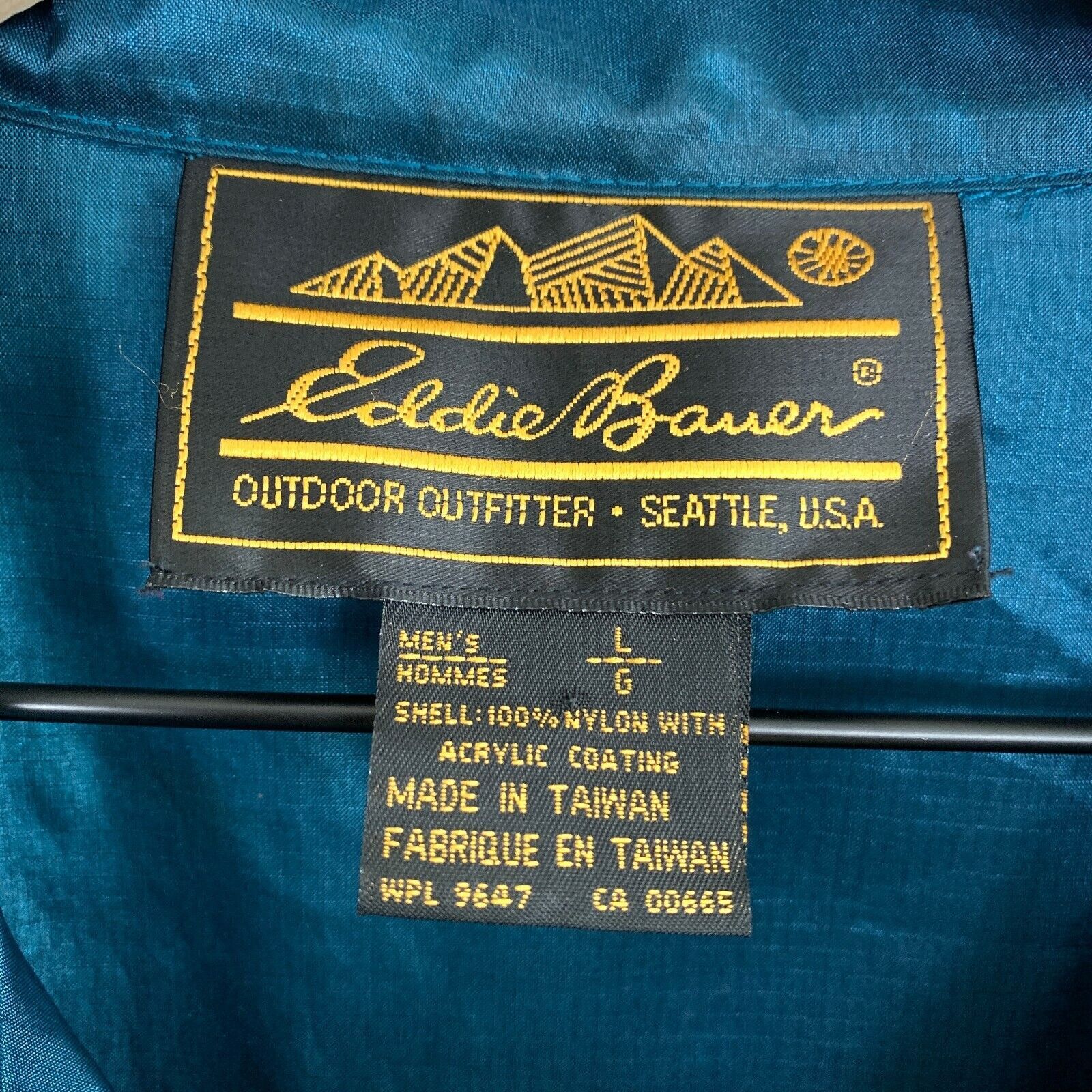 Eddie Bauer Eddie Bauer Vintage 90s Pullover Windbreaker Blue Mens L Size US L / EU 52-54 / 3 - 7 Thumbnail