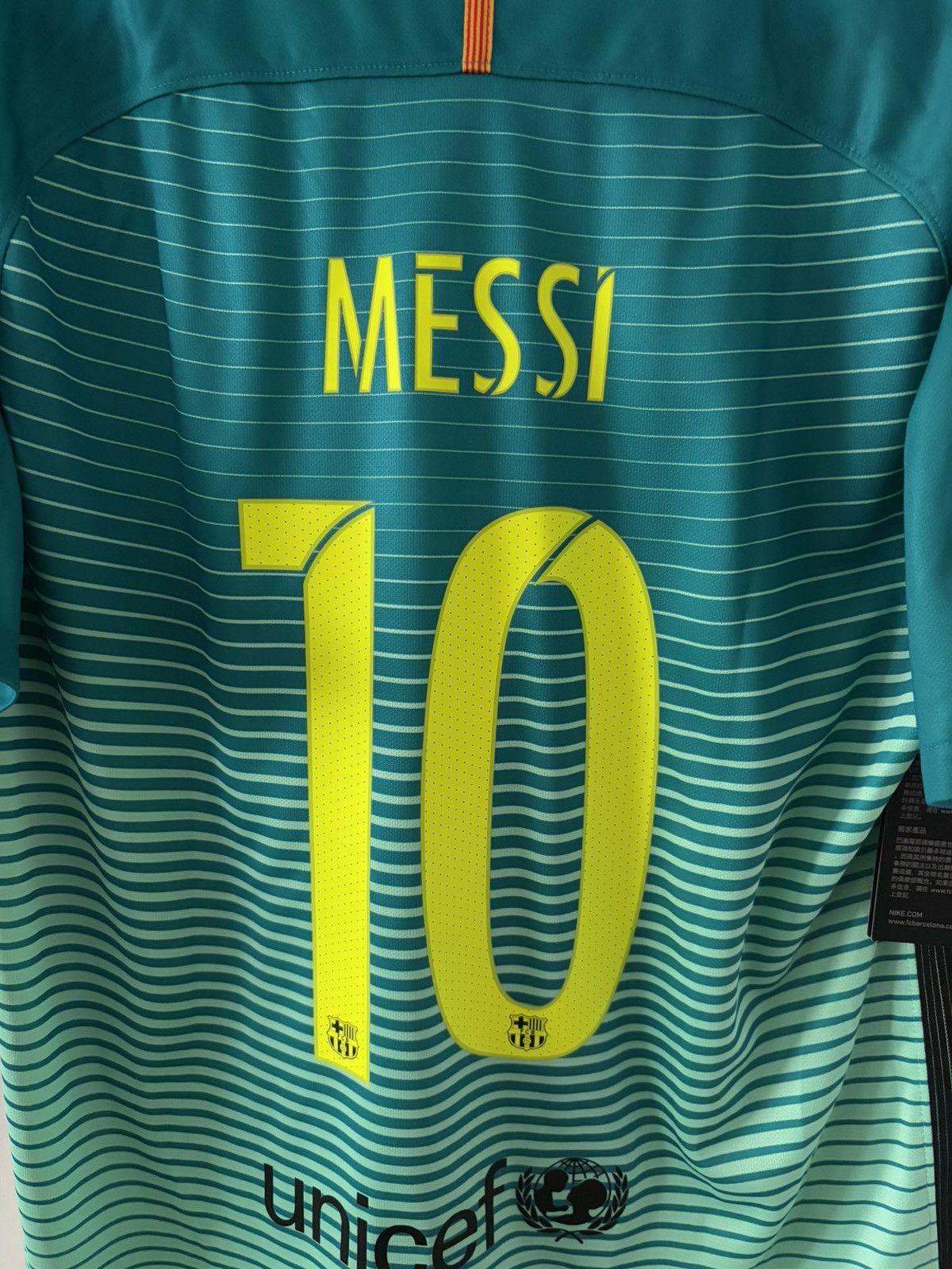 Barcelona nike 2016/2017 trzecia Messi — zdjęcie 2