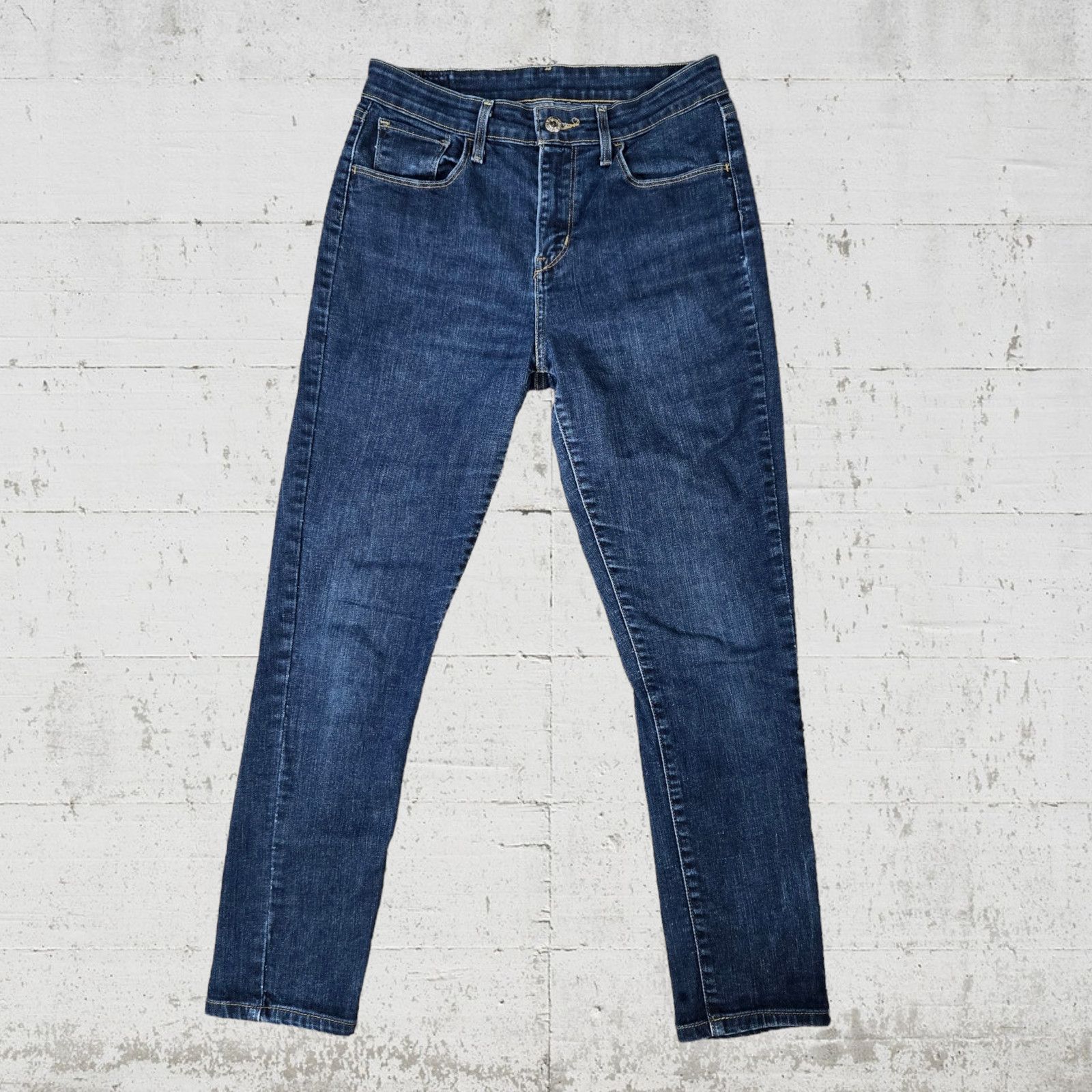 Levi's Levi’s Dark High Rise Slim Skinny Jeans Size 28 Size 28" / US 6 / IT 42 - 3 Thumbnail
