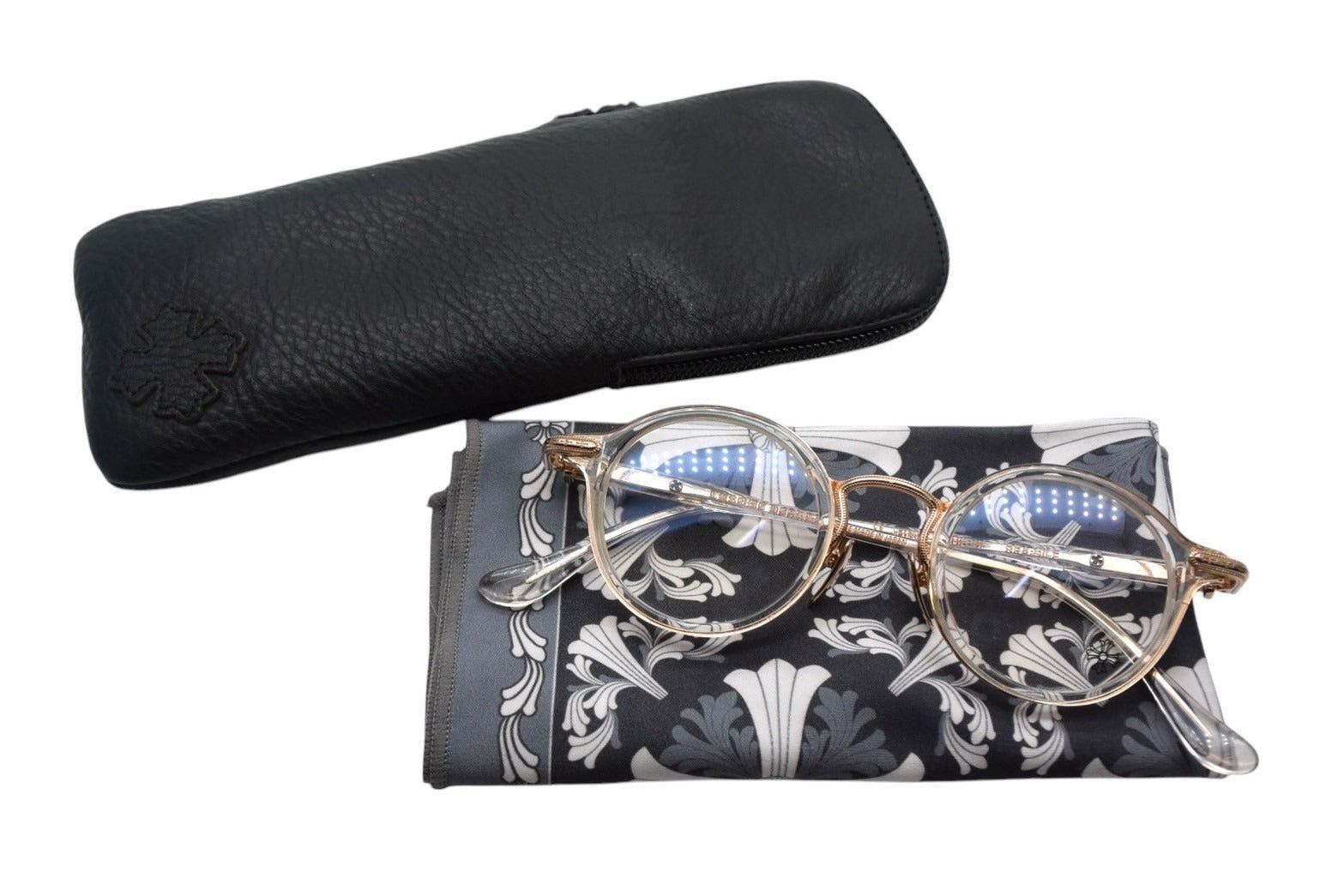 CHROME HEARTS BRA-GILE sunglasses size 44□24-157