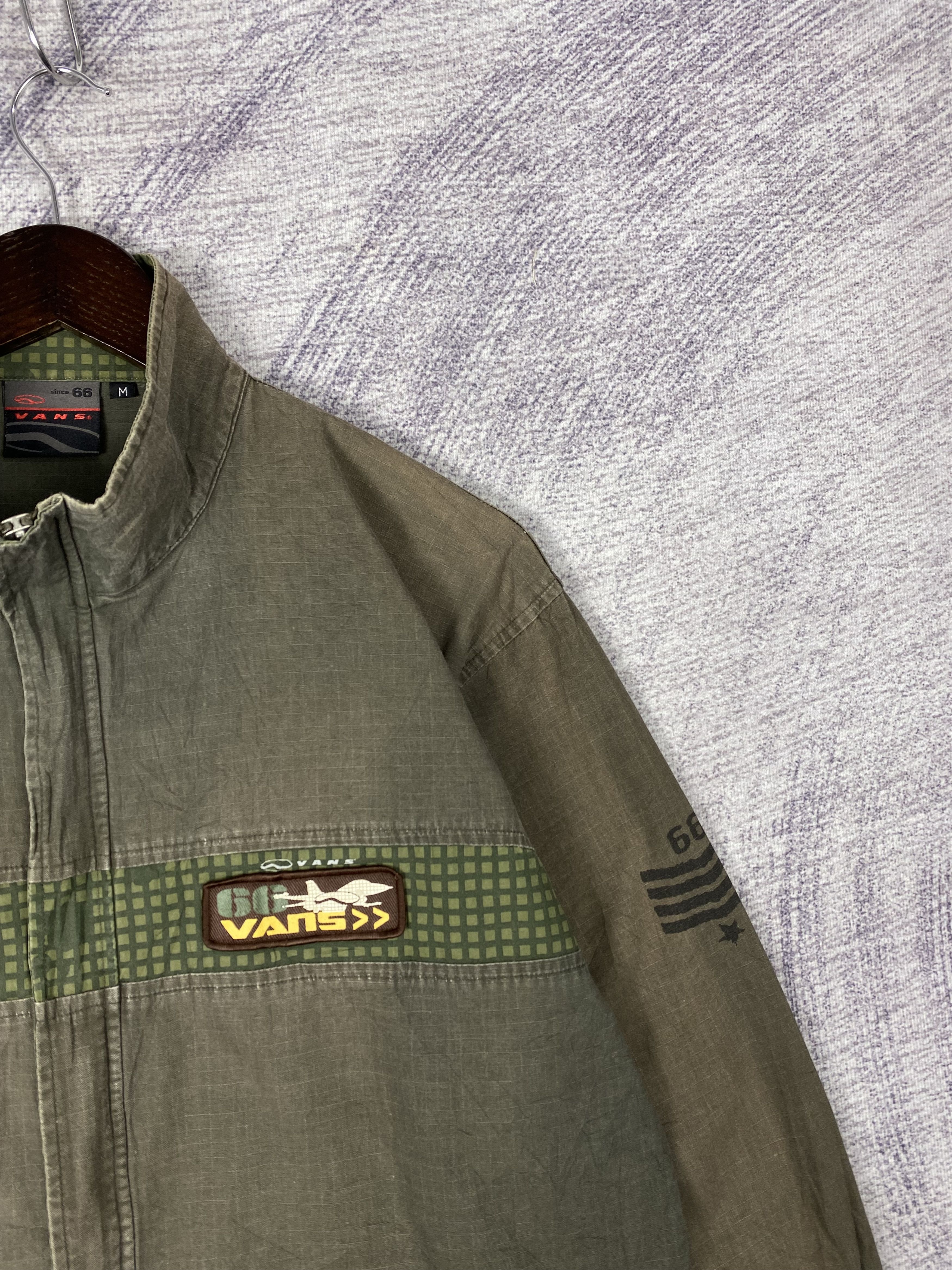 Vans Vintage Vans Zip Up Plain Canvas Jacket Size US M / EU 48-50 / 2 - 3 Thumbnail