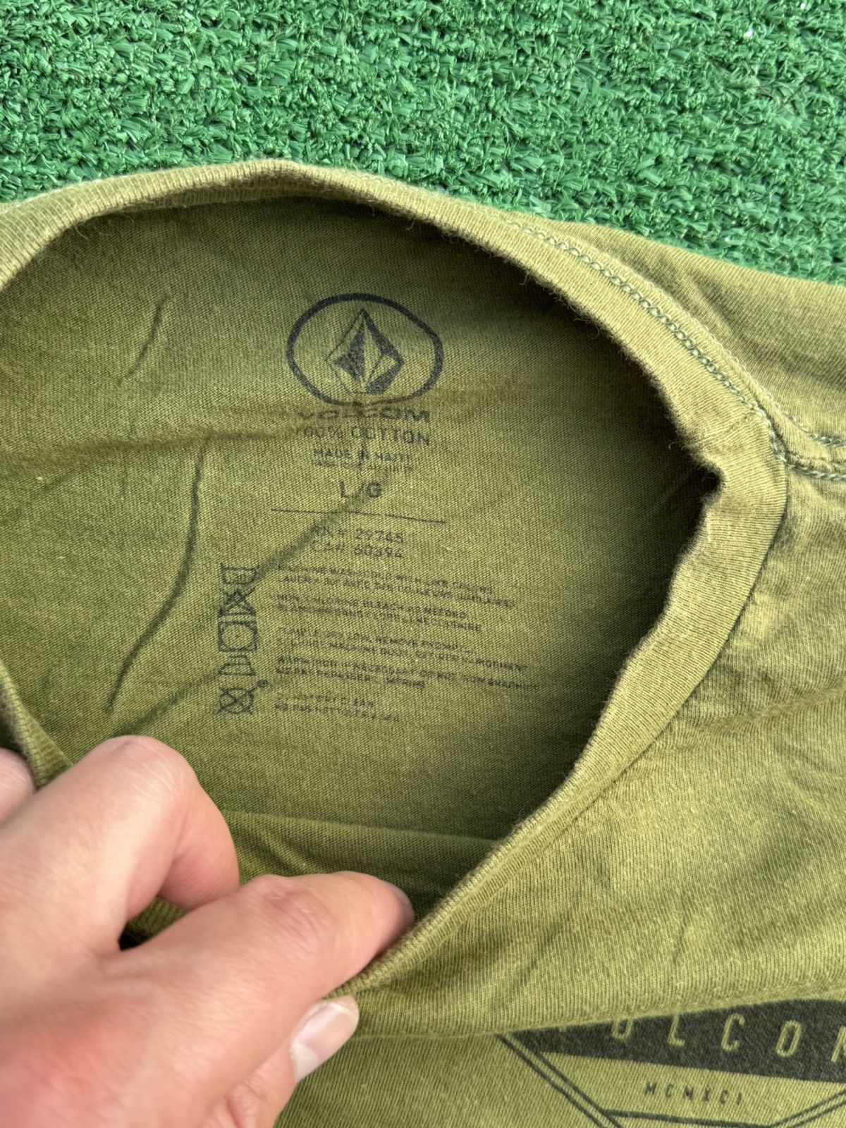 Volcom Volcom Green T-Shirt Size US L / EU 52-54 / 3 - 2 Thumbnail