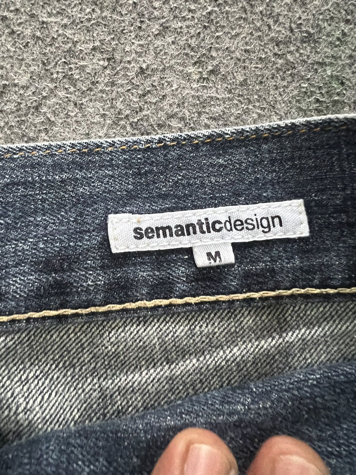 Japanese Brand FLARED💥THRASHED SEMANTIC DESIGN RIPPED DISTRESSED DENIM PANT Size US 29 - 8 Thumbnail