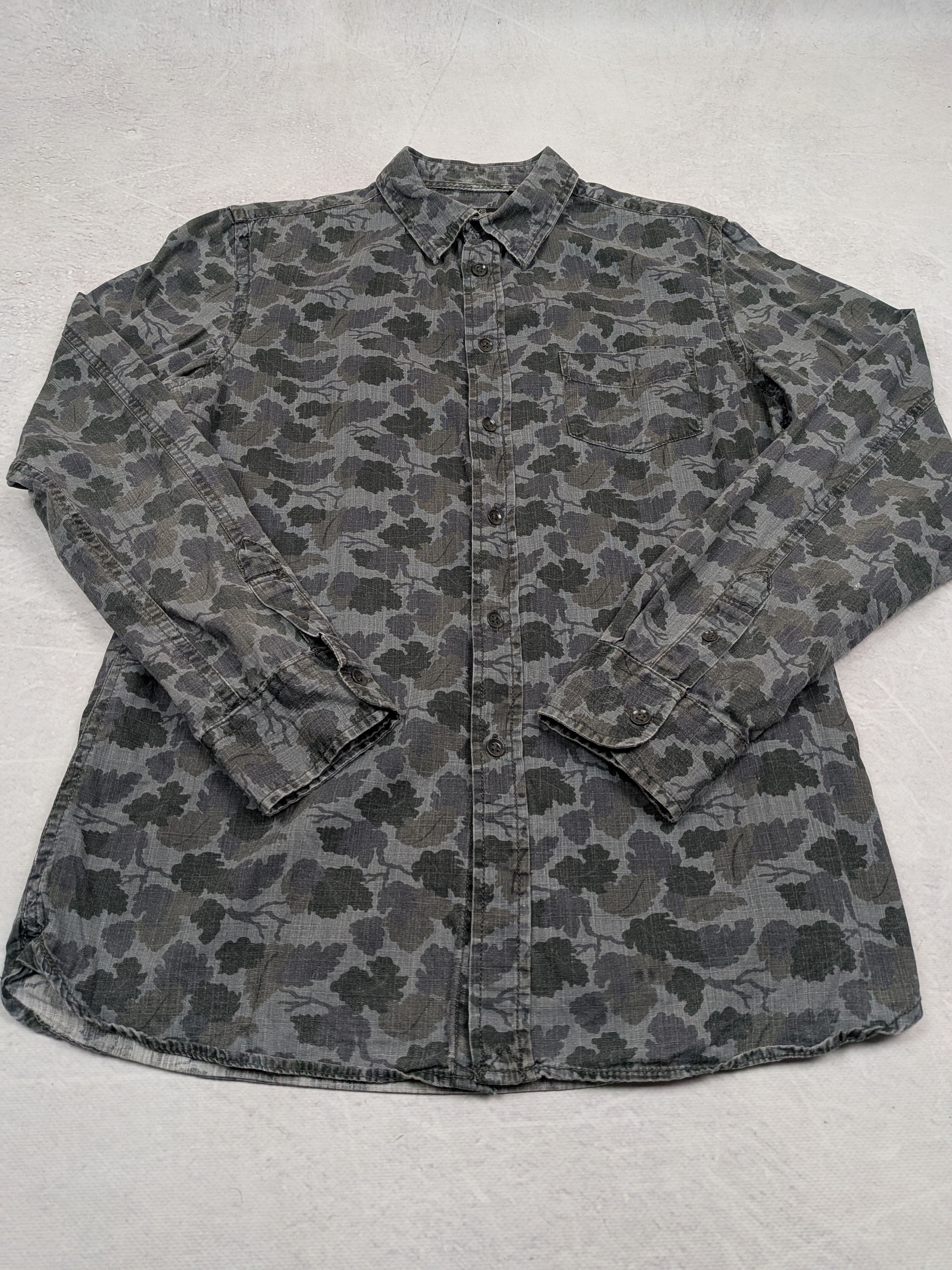 Other OVS Multicolor Abstract Leaf Pattern Shirt Slim Fit Size S Size US S / EU 44-46 / 1 - 3 Thumbnail