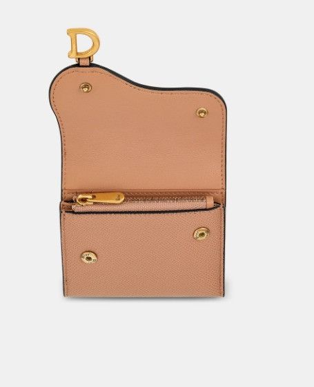 Dior o1w1db11024 Size: OS / Saddle Lotus Wallet in Beige Size ONE SIZE - 3 Thumbnail