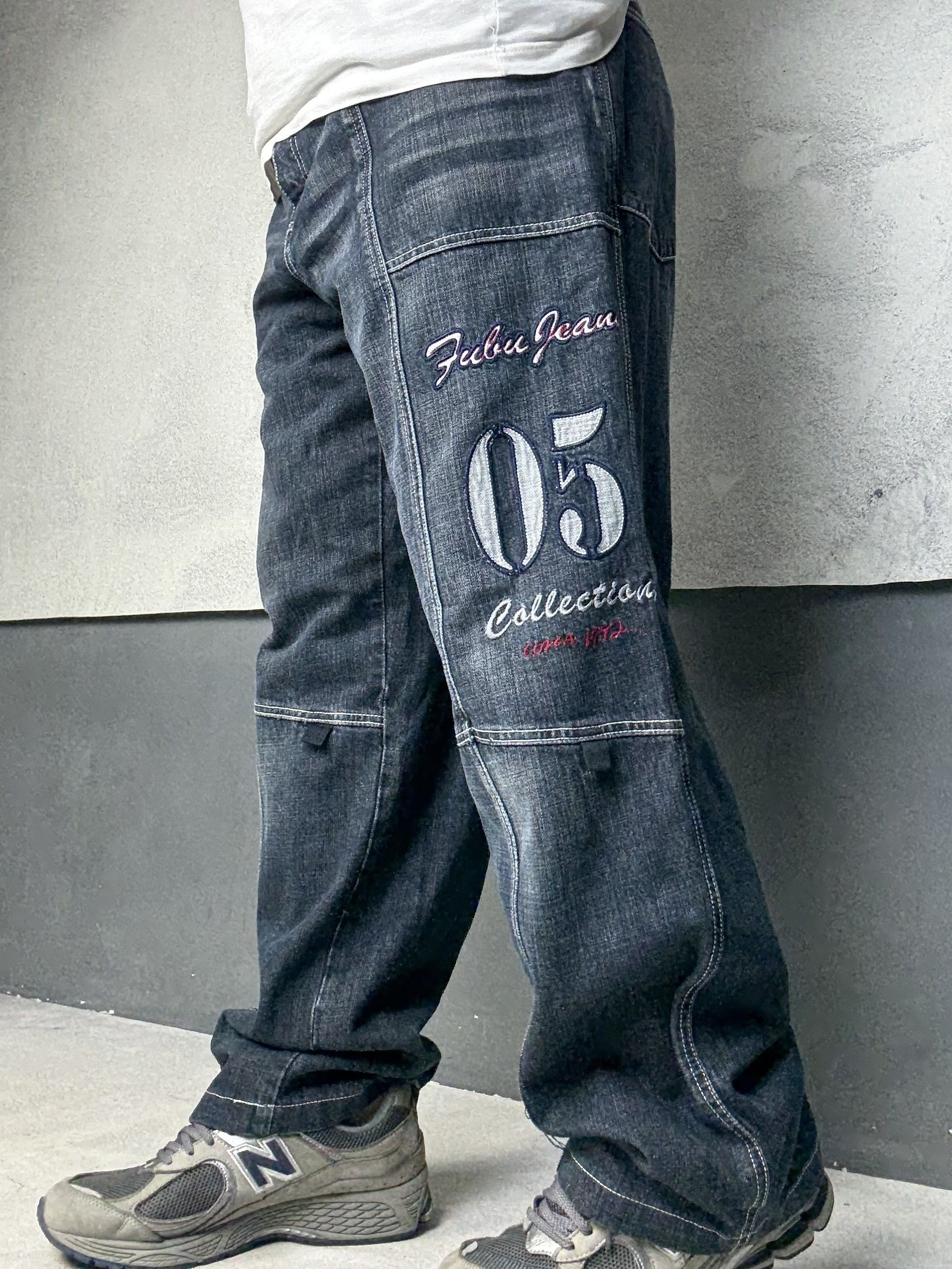 Fubu Vintage Y2K Fubu Baggy Denim Jeans Size US 36 / EU 52 - 6 Thumbnail
