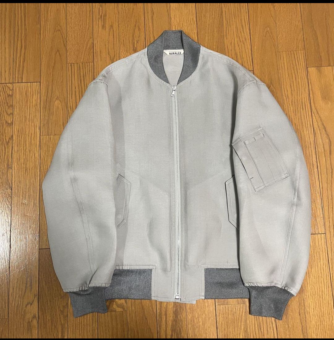 Auralee silk triple cloth zip blouson hot sale