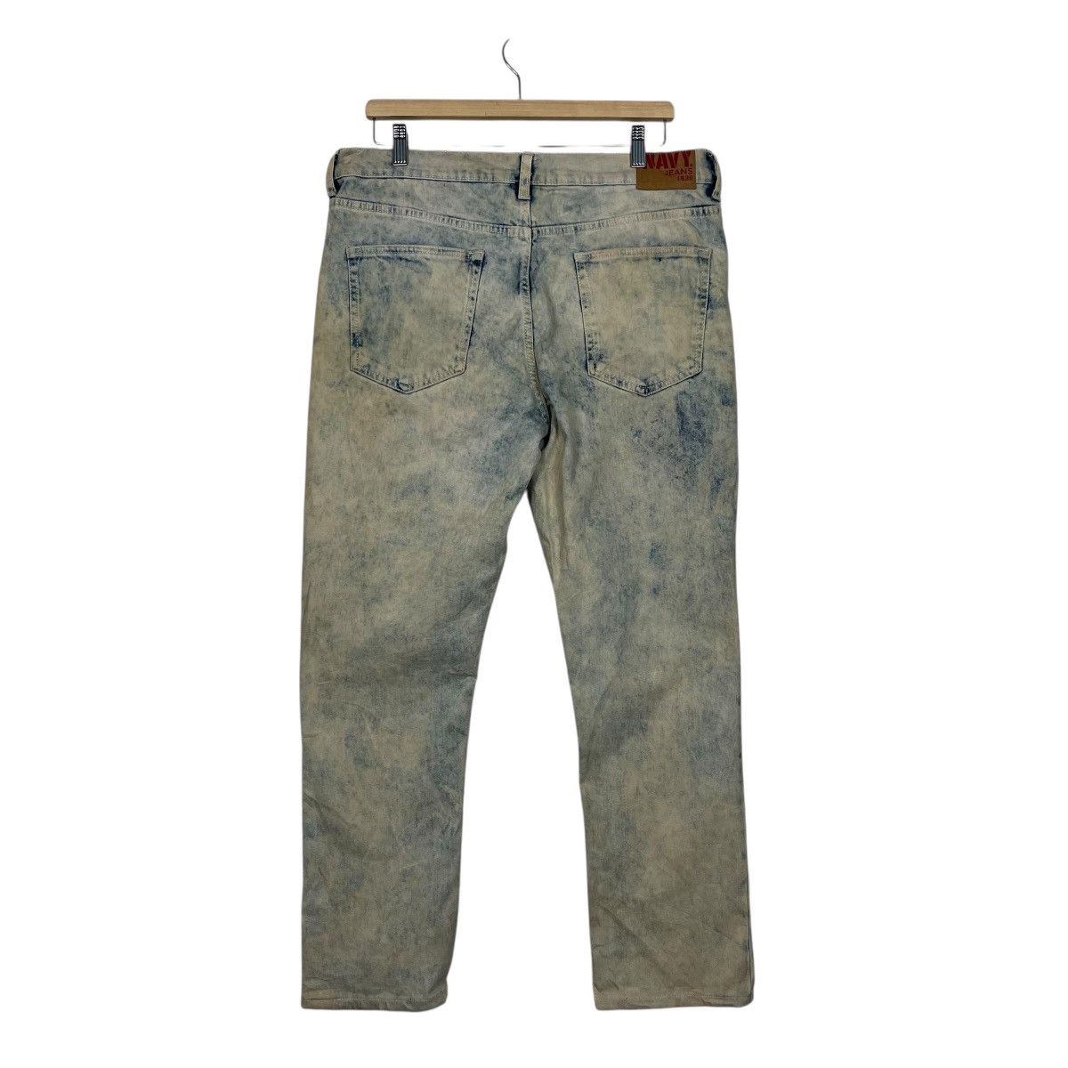 Japanese Brand Vintage Navy Jeans 1936 Acid Wash Denim Size US 34 / EU 50 - 5 Thumbnail