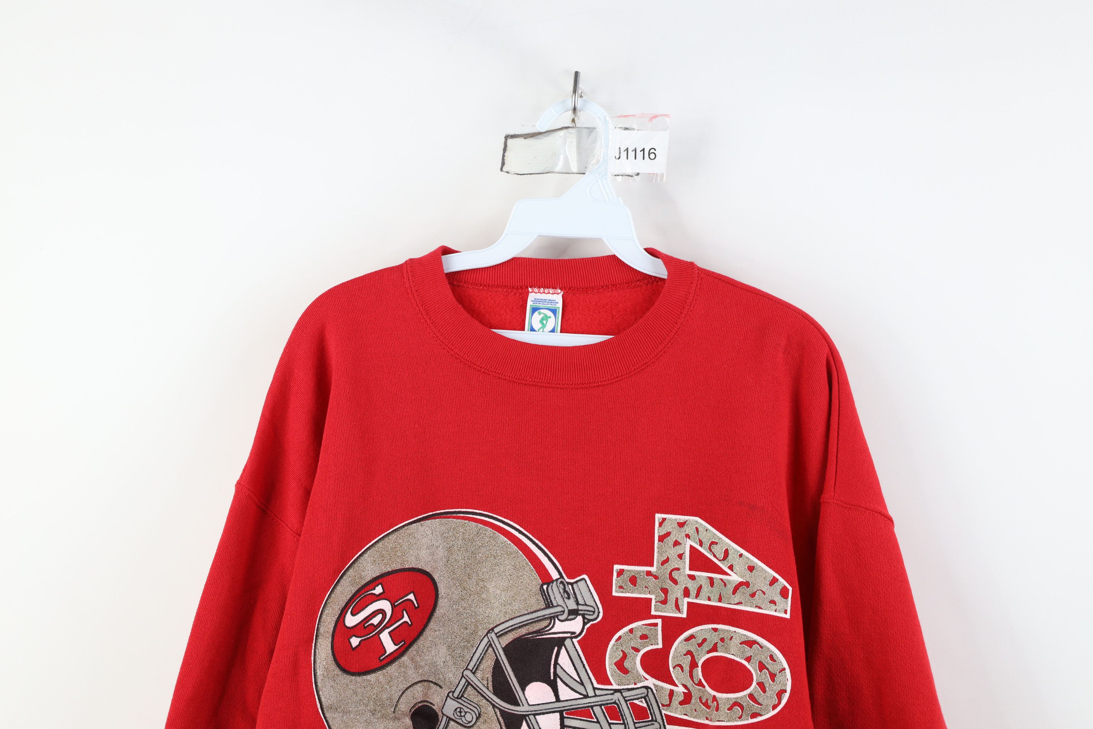 Vintage Vintage 90s San Francisco 49ers Football Crewneck Sweatshirt Size L / US 10 / IT 46 - 2 Thumbnail