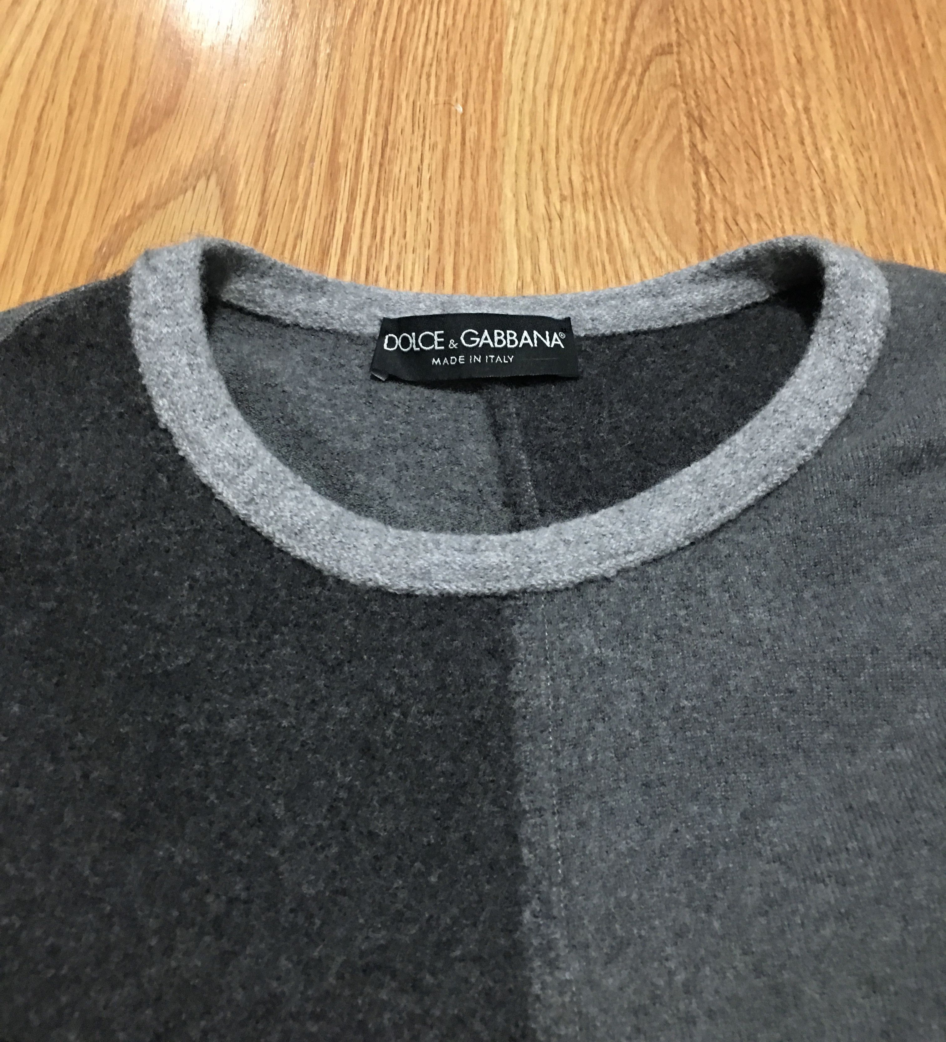 Dolce & Gabbana Dolce & Gabbana Two Colours Wool Sweater Size S Size S / US 4 / IT 40 - 6 Thumbnail