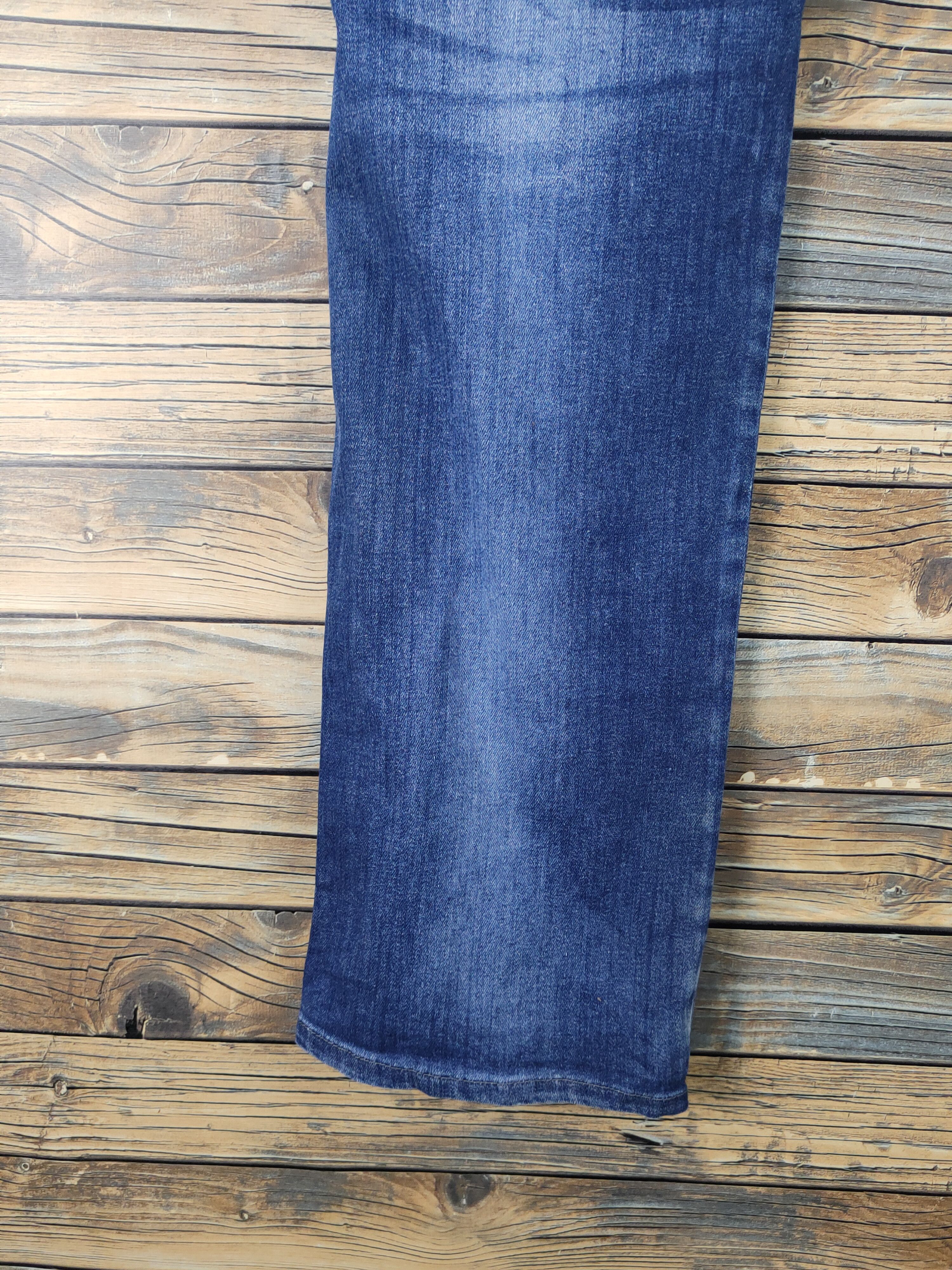 Japanese Brand Burtle Blue Distressed vintage soft denim Jeans #W2059 Size US 37 - 10 Thumbnail