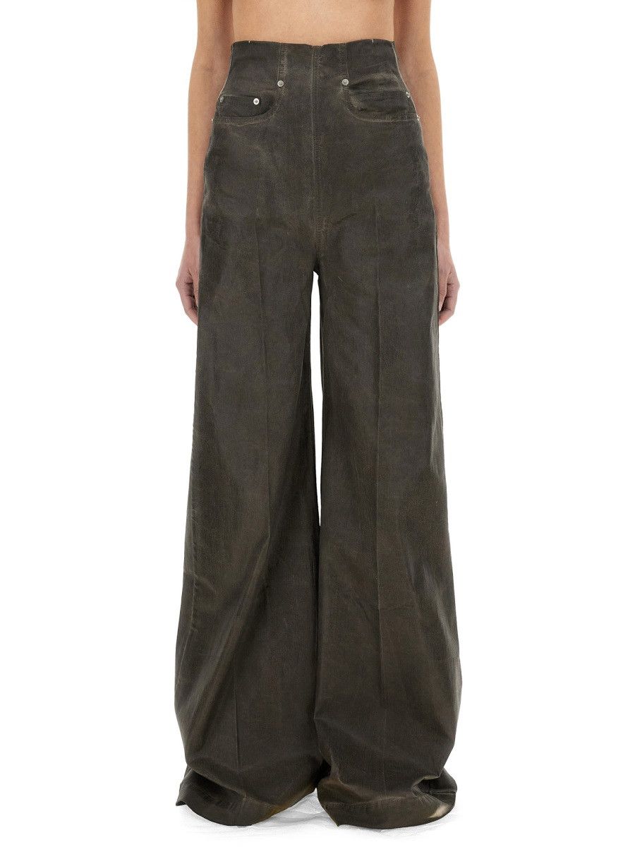 Rick Owens Drkshdw RICK OWENS DRKSHDW "DIRT COOPER" DENIM PANTS - GREY Size 30" / US 8 / IT 44 - 1 Thumbnail