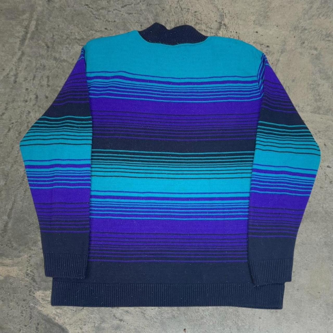 Vintage Vintage 80s Alfred Dunner Striped Sweater Size US L / EU 52-54 / 3 - 4 Thumbnail