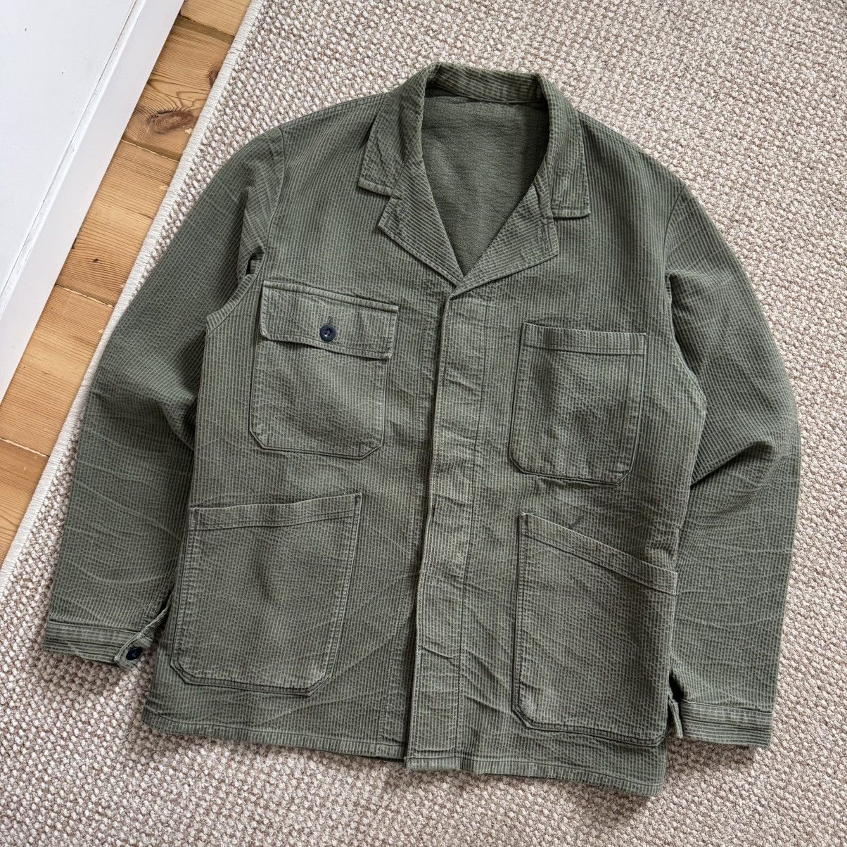 Le Laboureur 80s vintage corduroy sun faded disressed work french jacket Size US M / EU 48-50 / 2 - 8 Thumbnail
