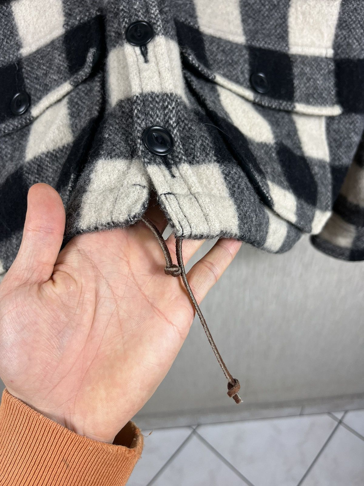 Flannel × Ralph Lauren × Vintage Vintage Ralph Lauren cropped wool plaid flannel jacket shirt Size US M / EU 48-50 / 2 - 16 Thumbnail