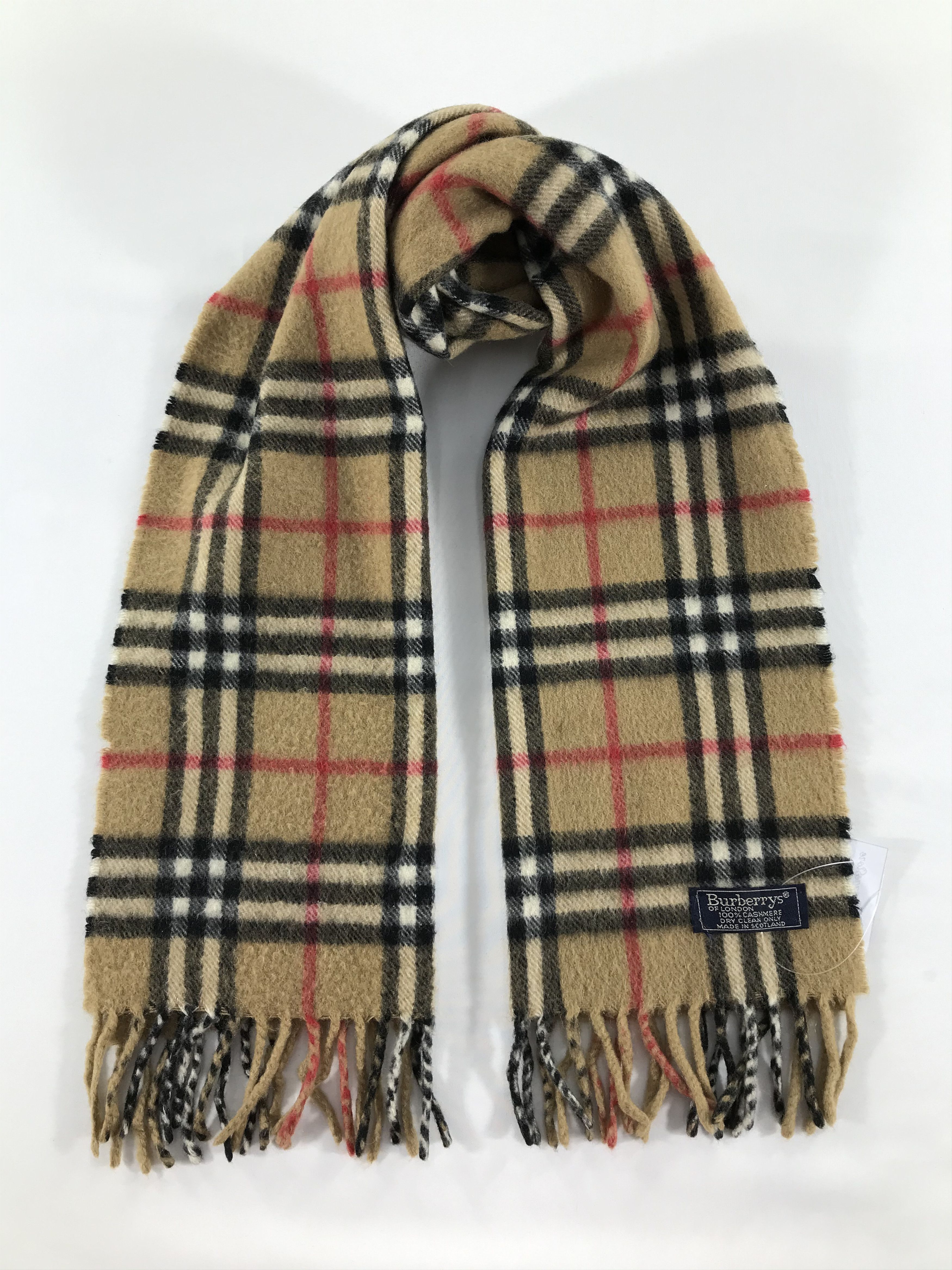 Burberry Vintage Burberry Scarf/Muffler/Neckwear MF1388 Size ONE SIZE - 1 Thumbnail