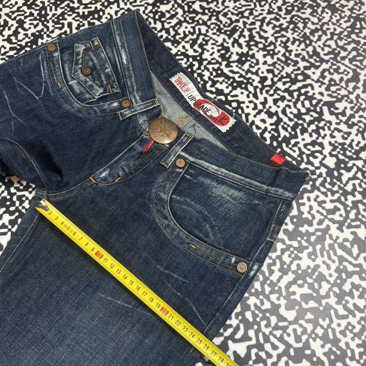 Japanese Brand Vintage Y2K Take Two Japanese Style Wide Retro Jeans Size 28" / US 6 / IT 42 - 16 Thumbnail