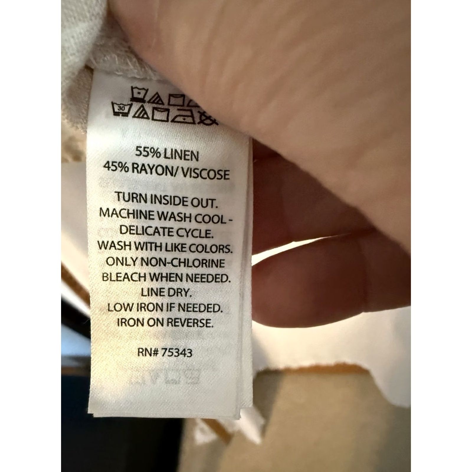 Laura Ashley Laura Ashley Blouse Gingham Linen Blend Preppy Roll Sleeve 2X Plus Womens Shirts Mens? Size XXL / US 16-18 / IT 52-54 - 4 Thumbnail