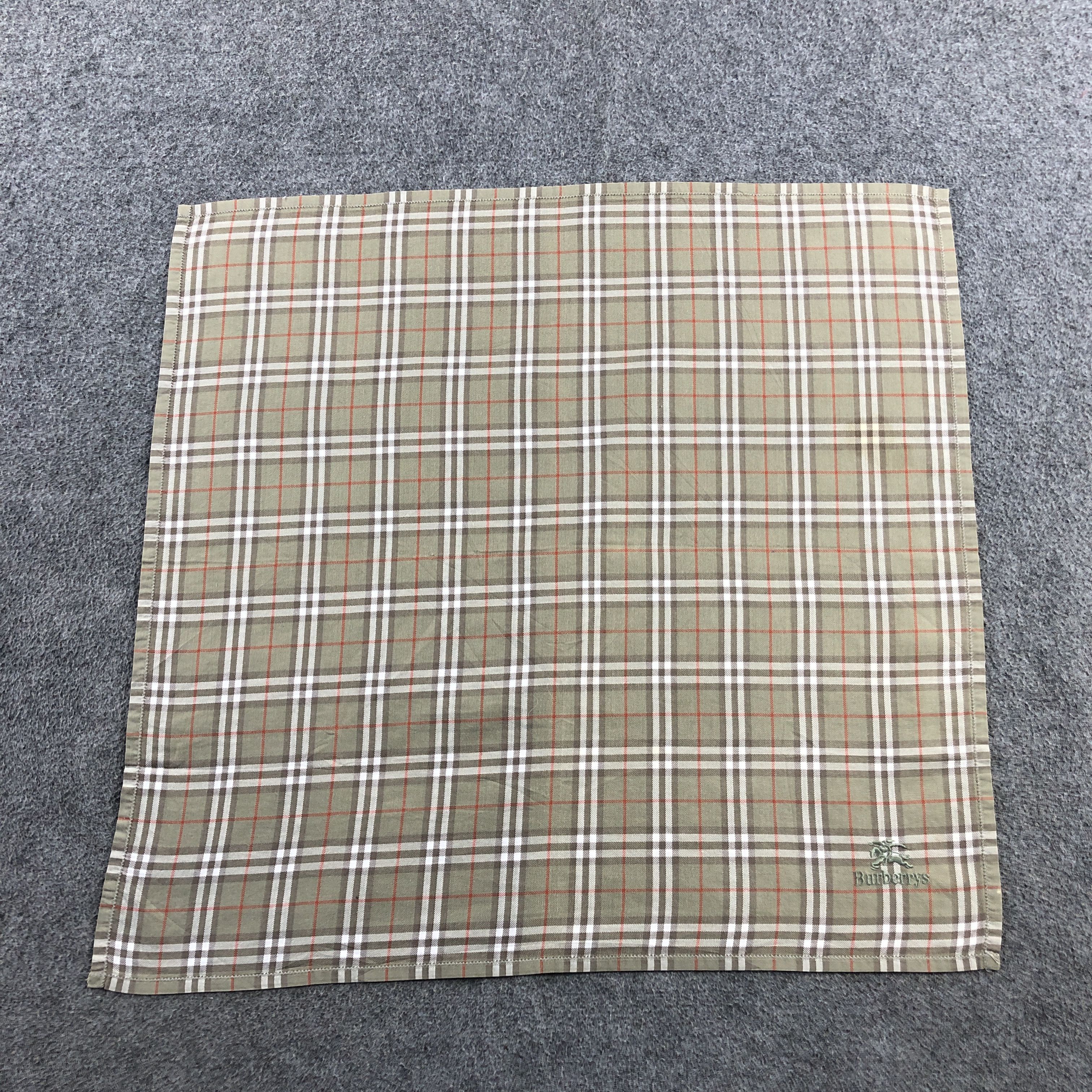 Burberry Burberry Handkerchief Neckerchief Bandana H2772 Size ONE SIZE - 2 Thumbnail